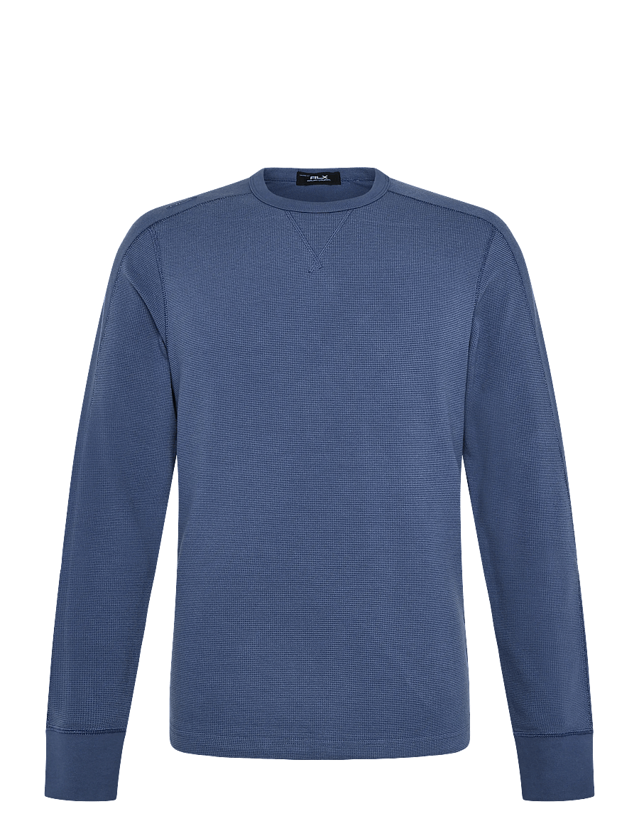 Ralph Lauren Golf - TECH WAFFLE-KNT-T-SHIRT - långärmade tröjor - old royal - 0