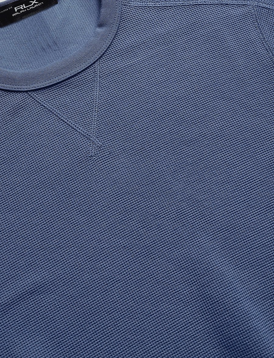 Ralph Lauren Golf - TECH WAFFLE-KNT-T-SHIRT - långärmade tröjor - old royal - 2