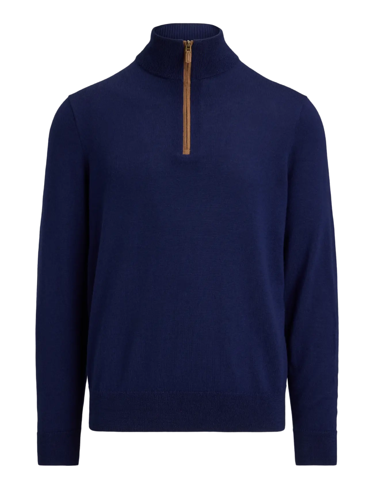 Ralph Lauren Golf 2/30 MERINO WOOL-SWEATER-HALF ZIP - Golf - REFINED NAVY / navy
