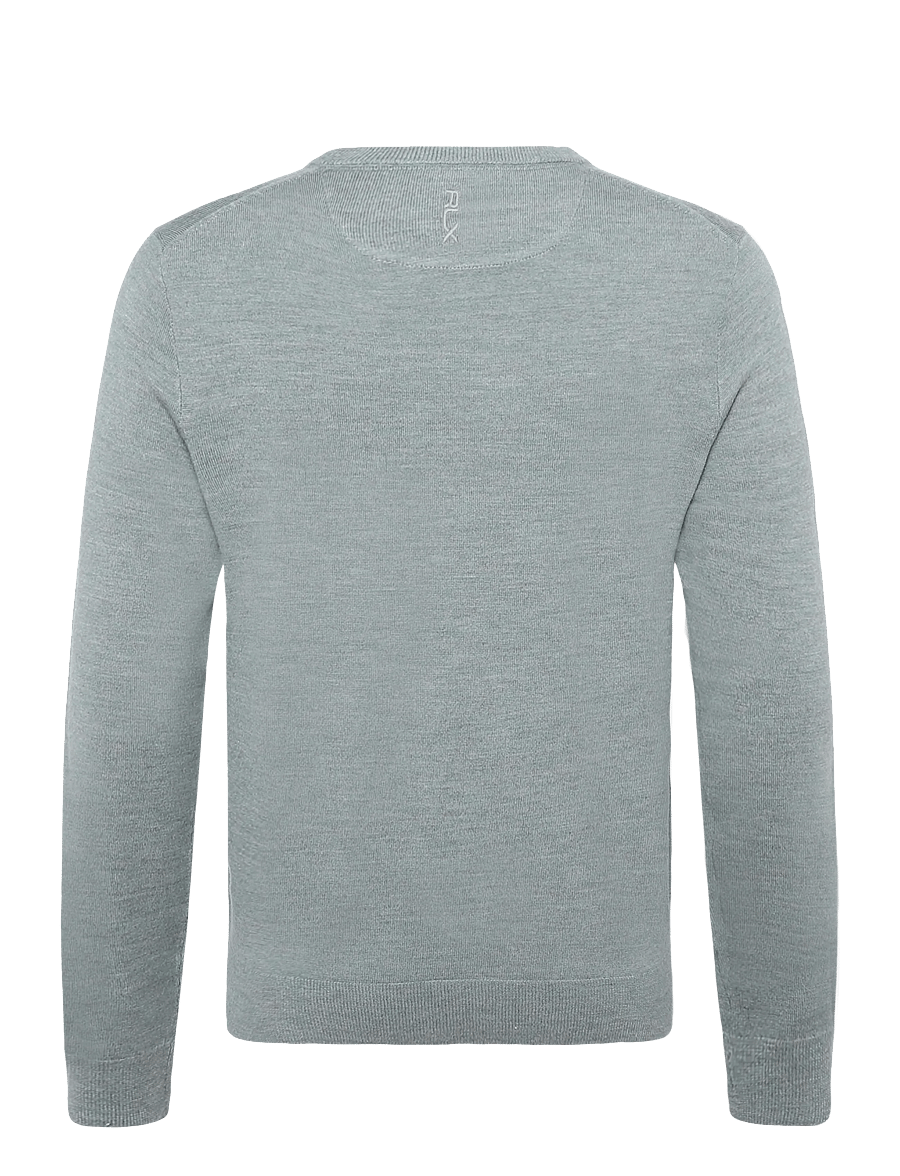 Ralph Lauren Golf - 2/30 MERINO WOOL-SWEATER-PULLOVER - dressipluusid - fern green heathe - 2