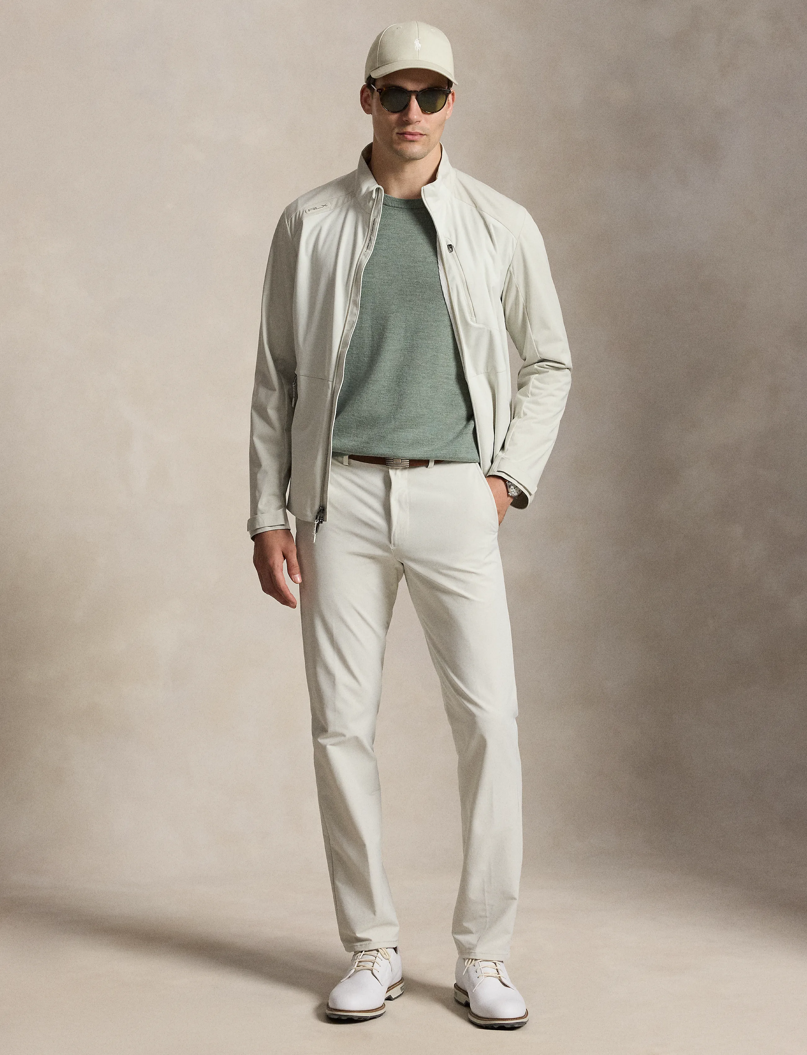 Ralph Lauren Golf - 2/30 MERINO WOOL-SWEATER-PULLOVER - sweatshirts - fern green heathe - 3