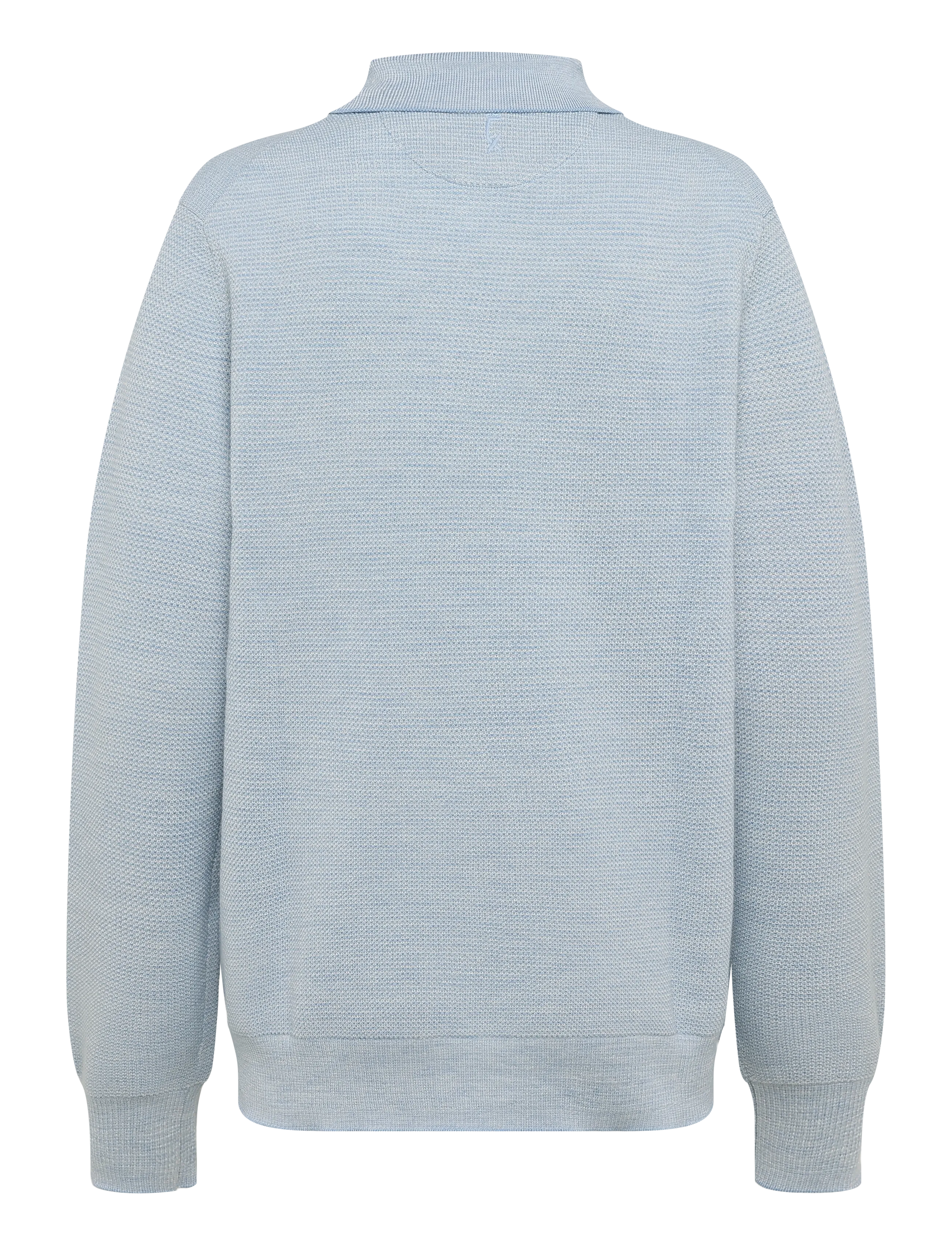 Ralph Lauren Golf - Striped Performance Polo-Collar Sweater - toppe & t-shirts - blue combo - 1