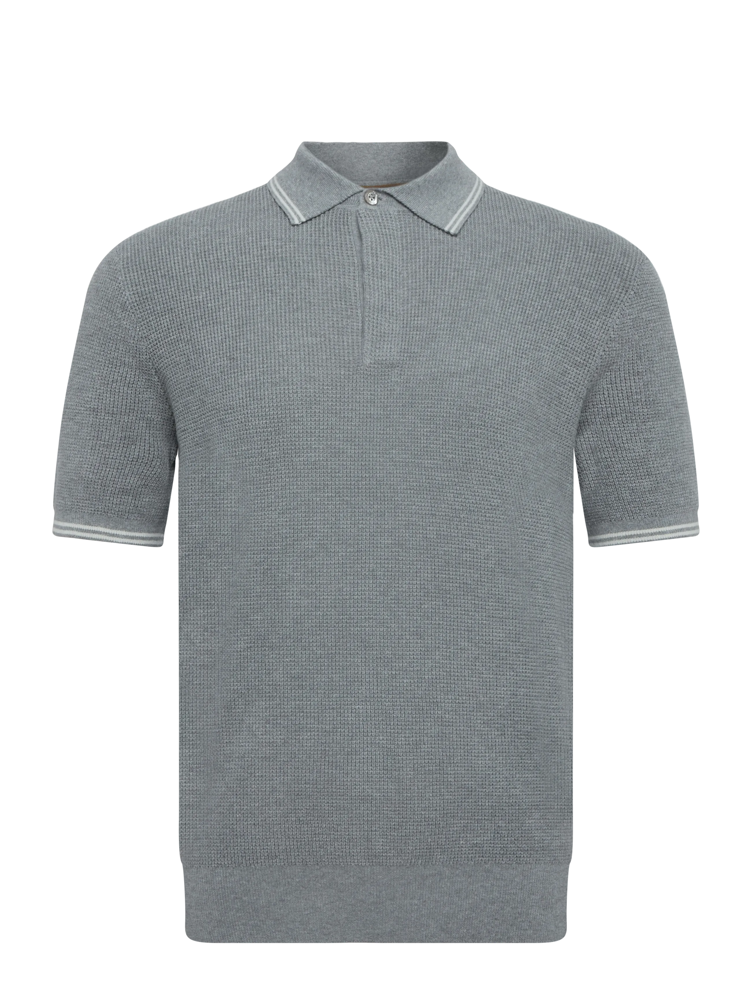 Ralph Lauren Golf Cotton-Sweater-Polo, L, Grey, Sport Polos > Sport Short-sleeved Polos, Herre