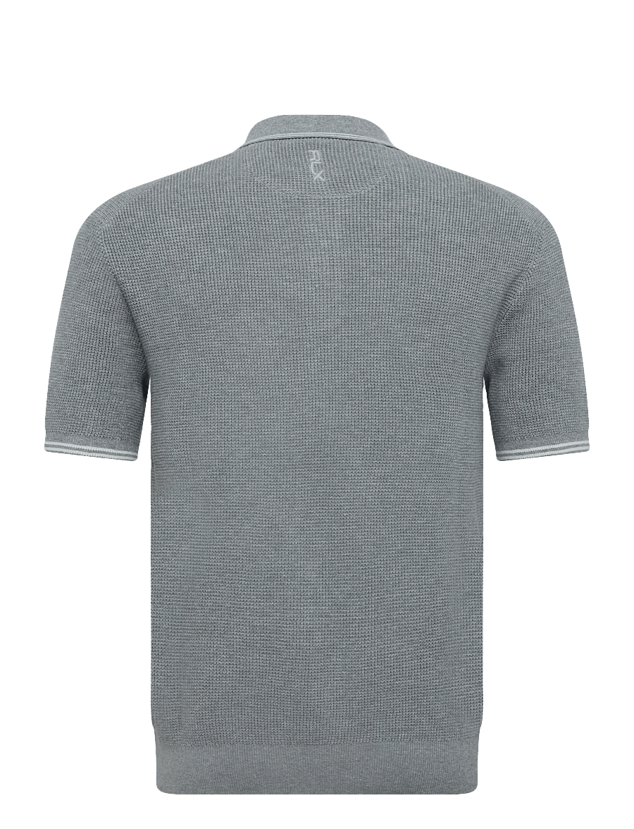 Ralph Lauren Golf - COTTON-SWEATER-POLO - toppar & t-shirts - spring hthr/stone - 1