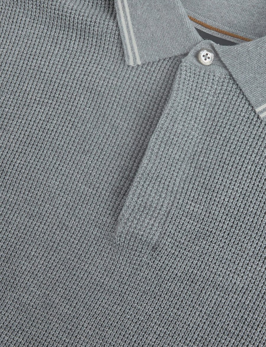 Ralph Lauren Golf - COTTON-SWEATER-POLO - toppar & t-shirts - spring hthr/stone - 2
