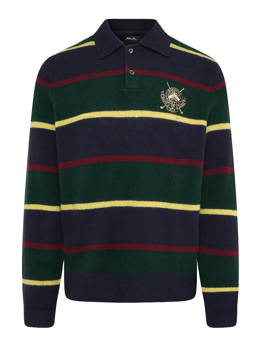 Ralph Lauren Golf - 2/10 WOOL/CASH RWS-SWEATER-POLO - alussärgid ja t-särgid - navy multi - 0