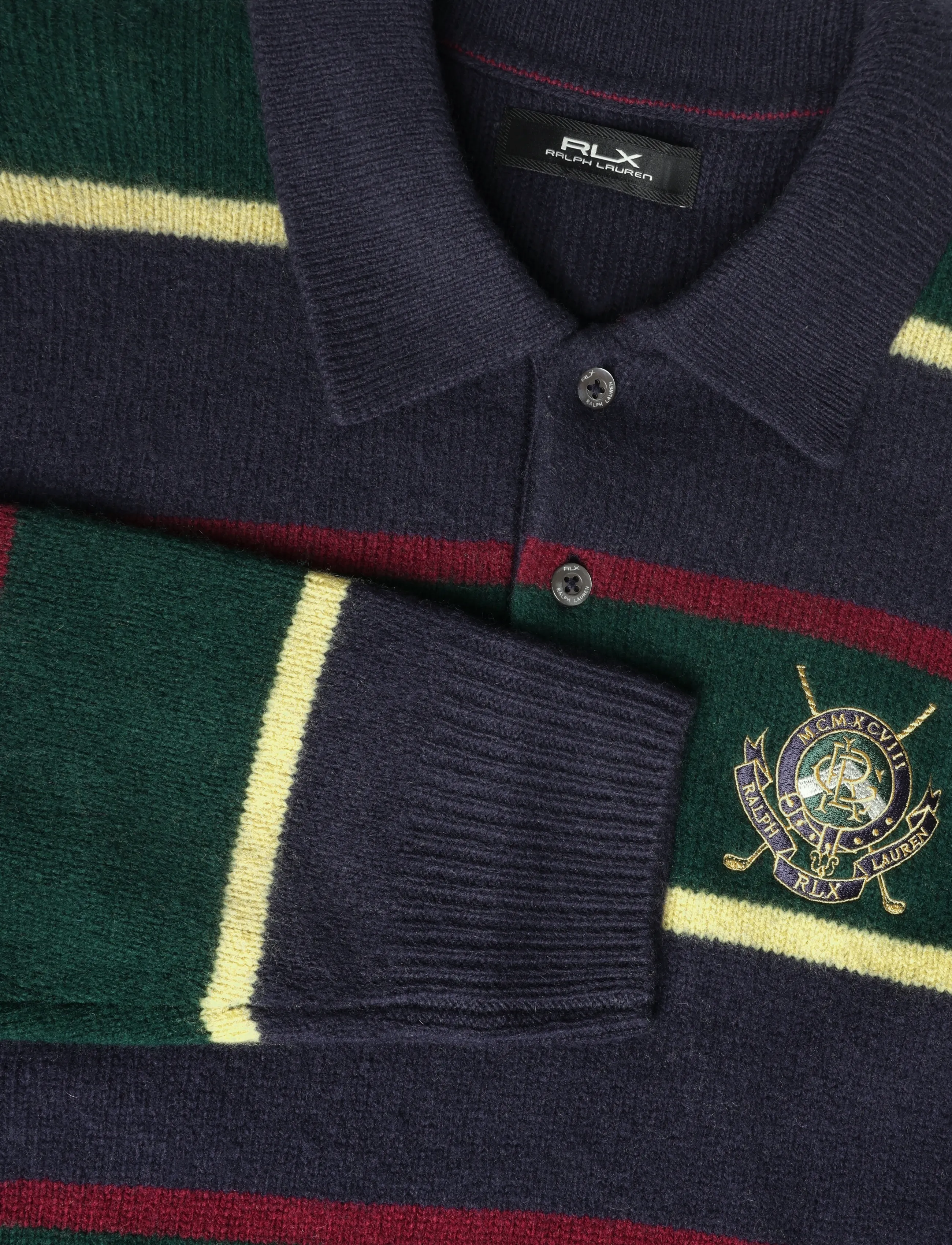 Ralph Lauren Golf - 2/10 WOOL/CASH RWS-SWEATER-POLO - alussärgid ja t-särgid - navy multi - 2