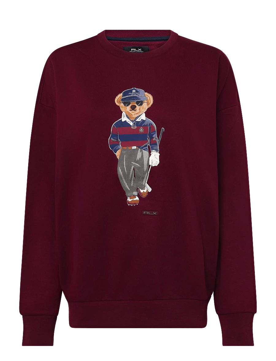 Ralph Lauren Golf - LT WT MAGIC FLEECE-KNT-SWEATSHIRT - alussärgid - classic wine - 0
