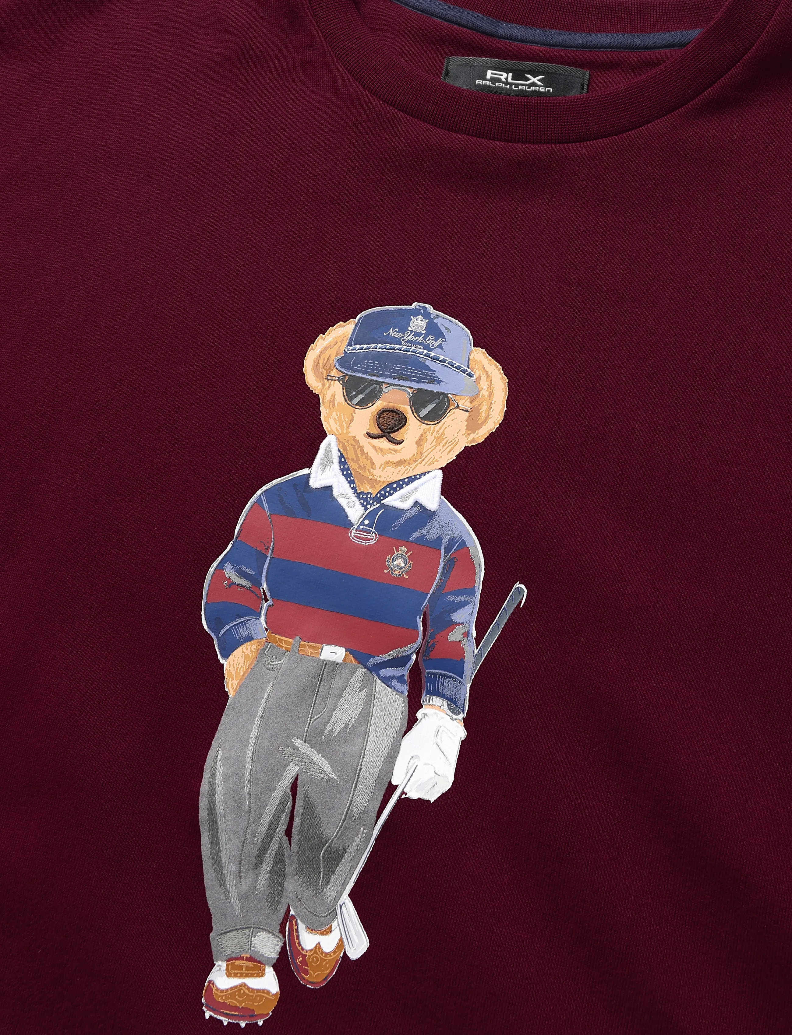 Ralph Lauren Golf - LT WT MAGIC FLEECE-KNT-SWEATSHIRT - alussärgid - classic wine - 2