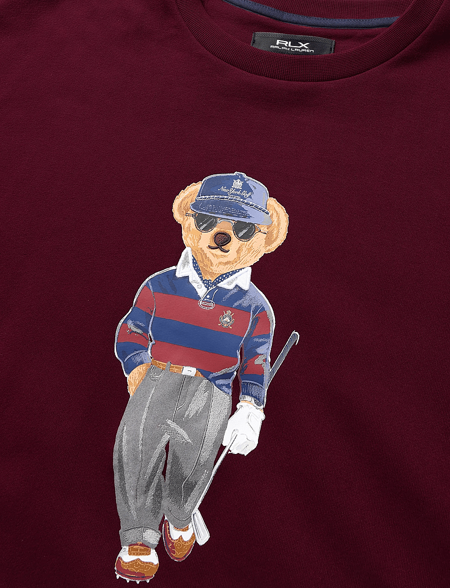 Ralph Lauren Golf - LT WT MAGIC FLEECE-KNT-SWEATSHIRT - alussärgid - classic wine - 2