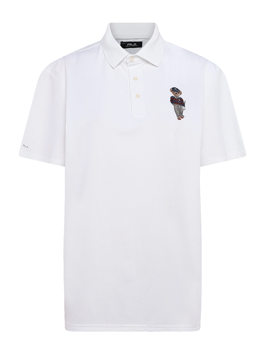 Ralph Lauren Golf - AIRTECH PIQUE-KNT-POLO - oberteile & t-shirts - ceramic white - 0