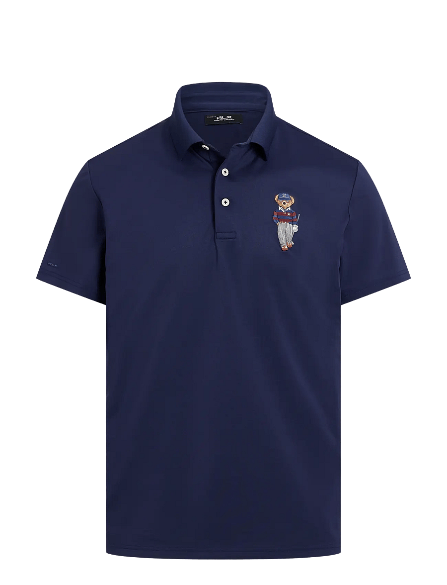 Ralph Lauren Golf - AIRTECH PIQUE-KNT-POLO - oberteile & t-shirts - refined navy - 0