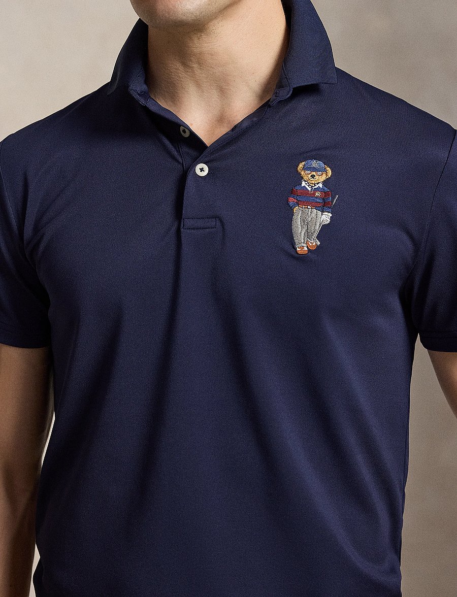 Ralph Lauren Golf - AIRTECH PIQUE-KNT-POLO - oberteile & t-shirts - refined navy - 3