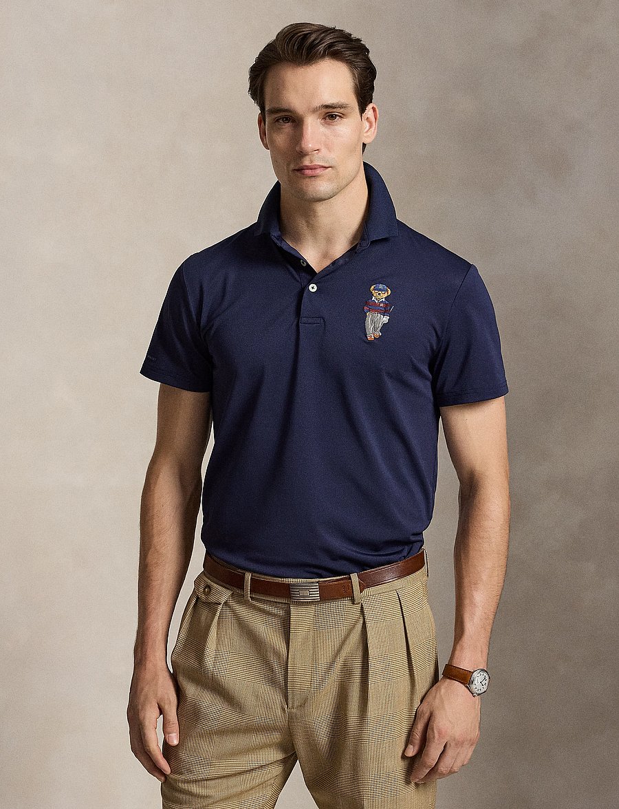 Ralph Lauren Golf - AIRTECH PIQUE-KNT-POLO - oberteile & t-shirts - refined navy - 4