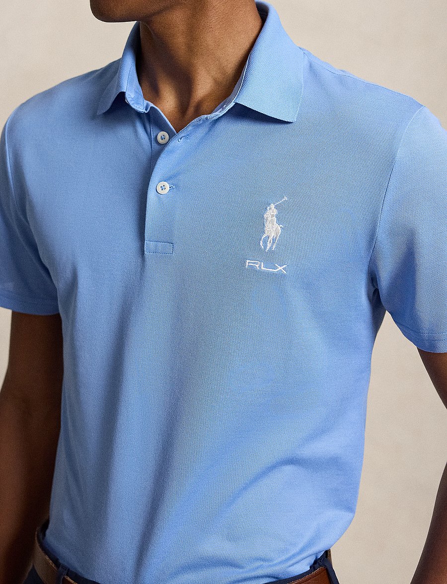 Ralph Lauren Golf - Tailored Fit Performance Polo Shirt - oberteile & t-shirts - bristol blue - 3