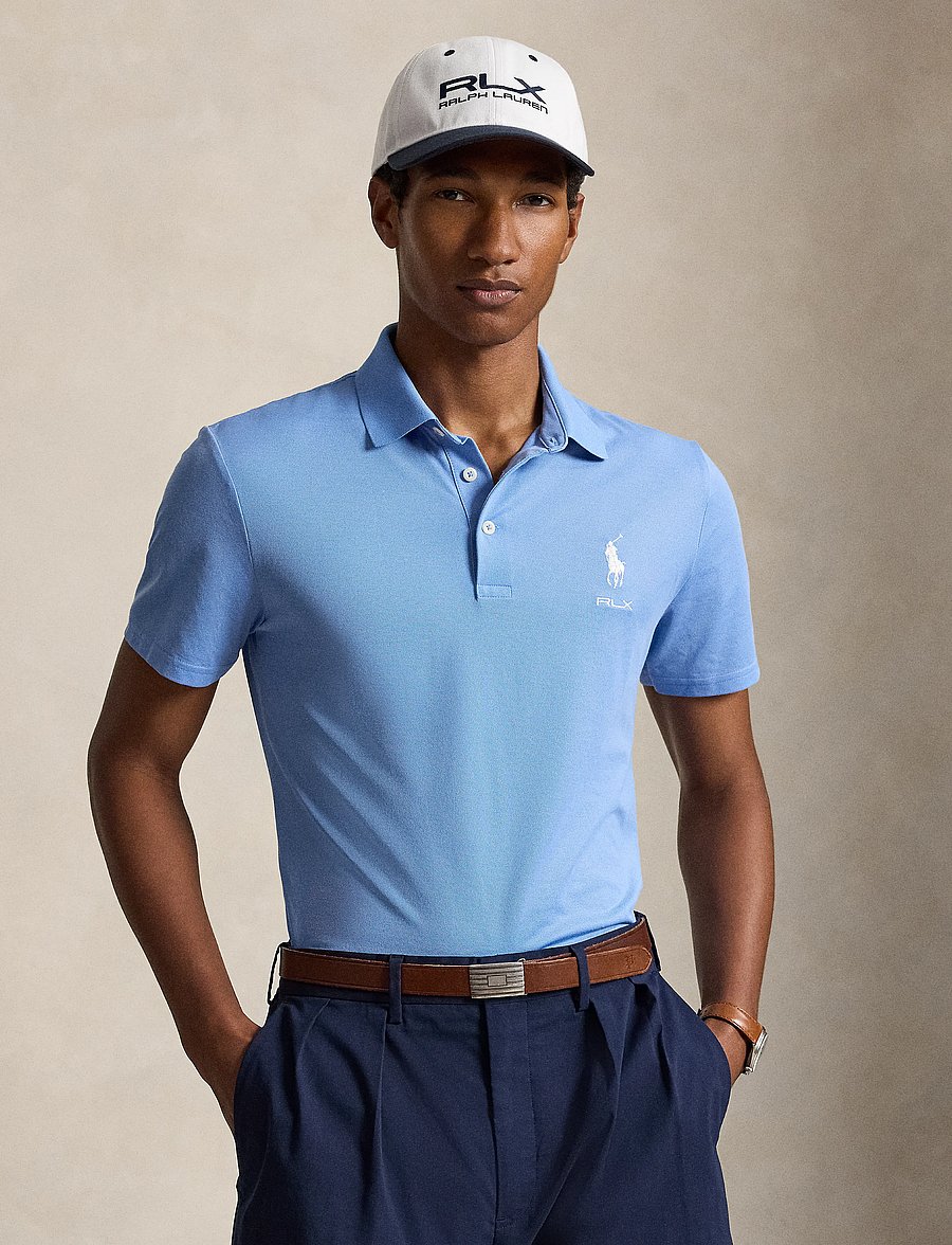 Ralph Lauren Golf - Tailored Fit Performance Polo Shirt - oberteile & t-shirts - bristol blue - 4