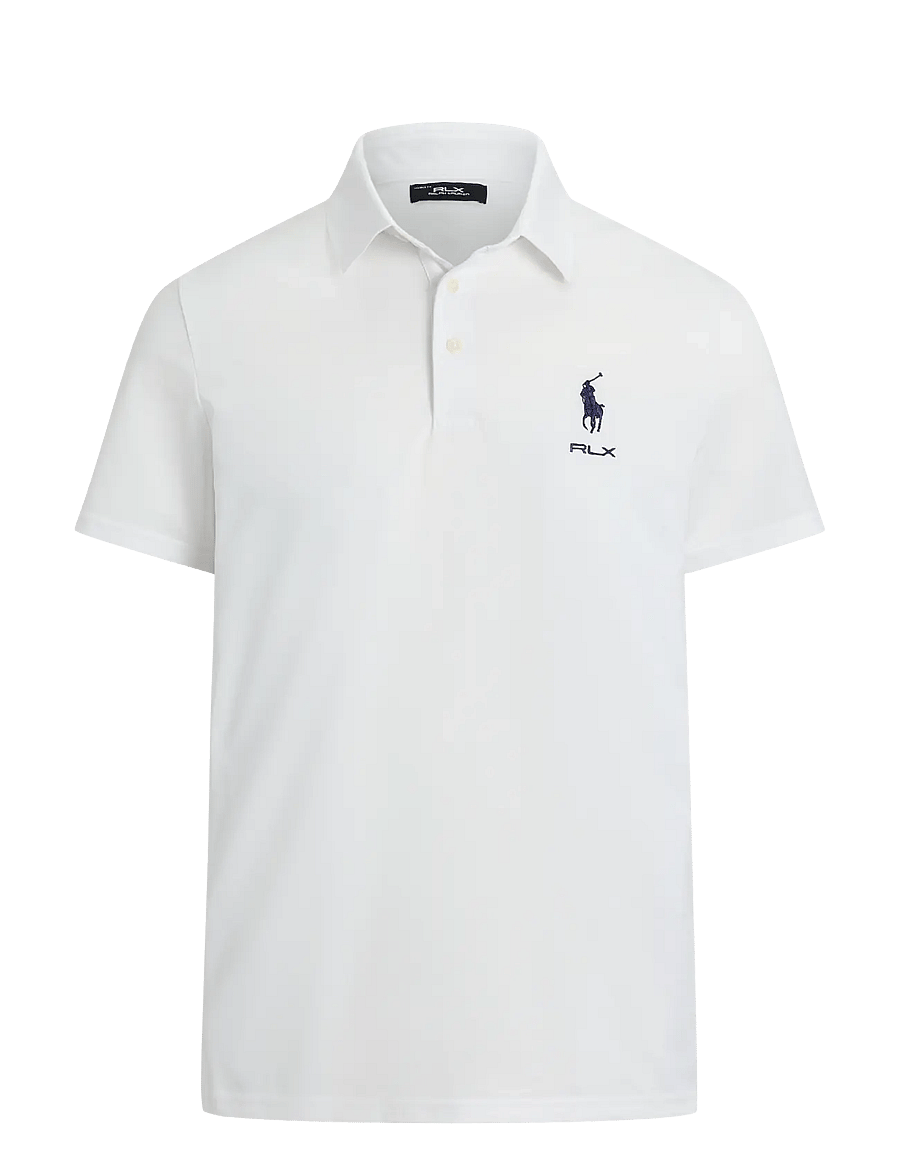 Ralph Lauren Golf - TOUR PIQUE-KNT-POLO - toppar & t-shirts - ceramic white - 0