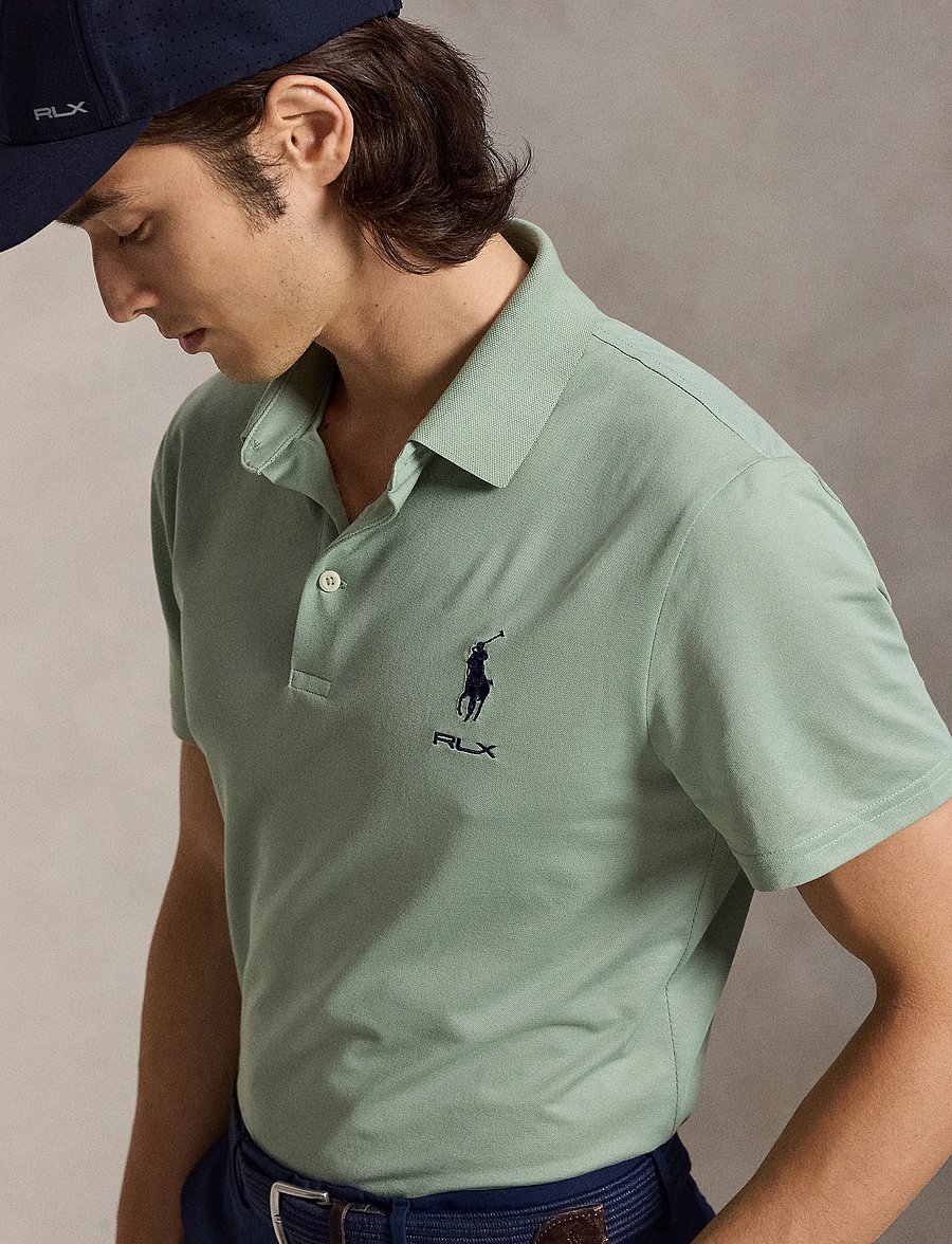 Ralph Lauren Golf - Tailored Fit Performance Polo Shirt - topit & t-paidat - light green - 4