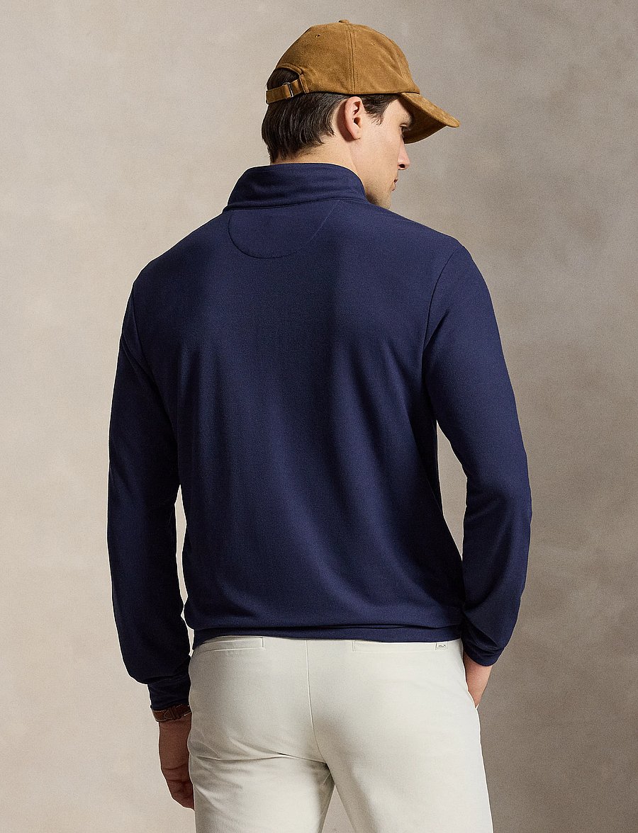 Ralph Lauren Golf - MOVEMENT MESH-KNT-PULLOVER - fleece & mellanlager - refined navy - 1