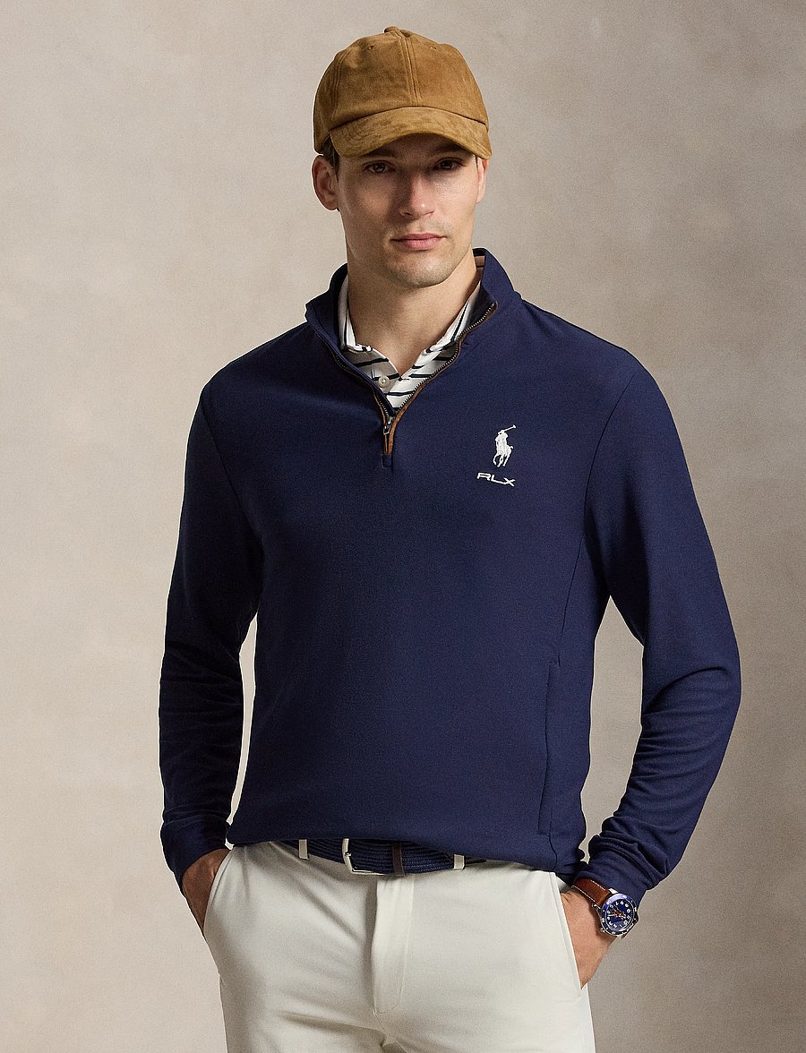 Ralph Lauren Golf - MOVEMENT MESH-KNT-PULLOVER - fleece & mellanlager - refined navy - 2