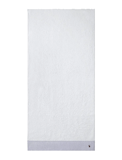 Ralph Lauren Home OXFORD Bath towel - Handtücher - BLEU / white