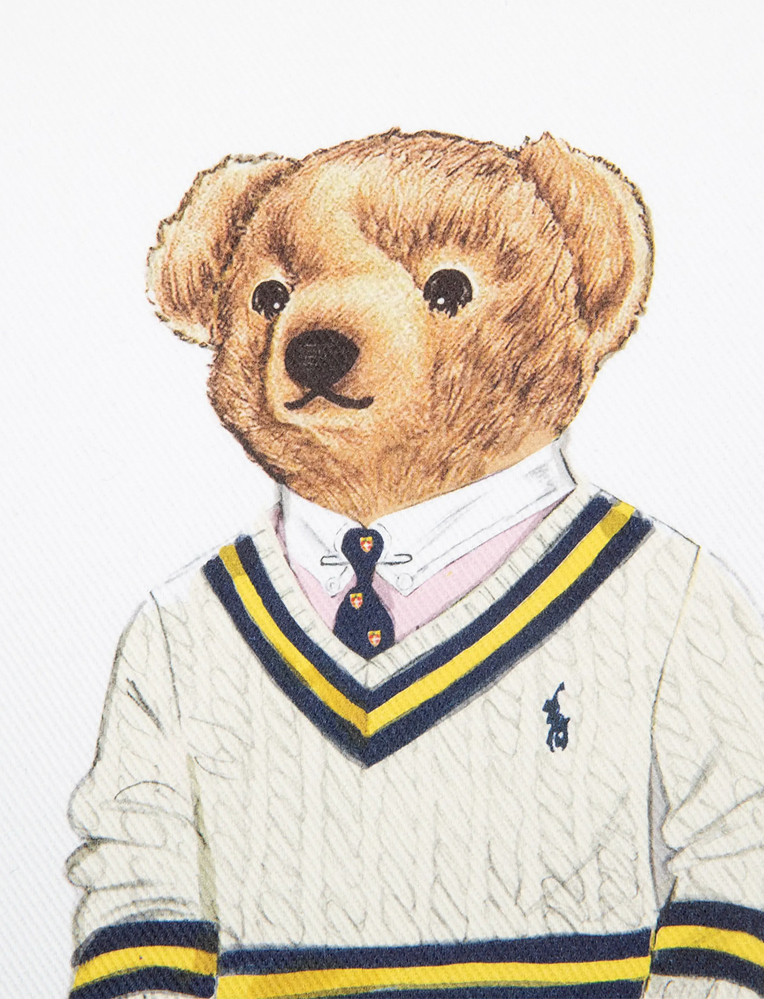 Ralph Lauren Home - PREPBEAR Cushion cover - putetrekk - white - 2