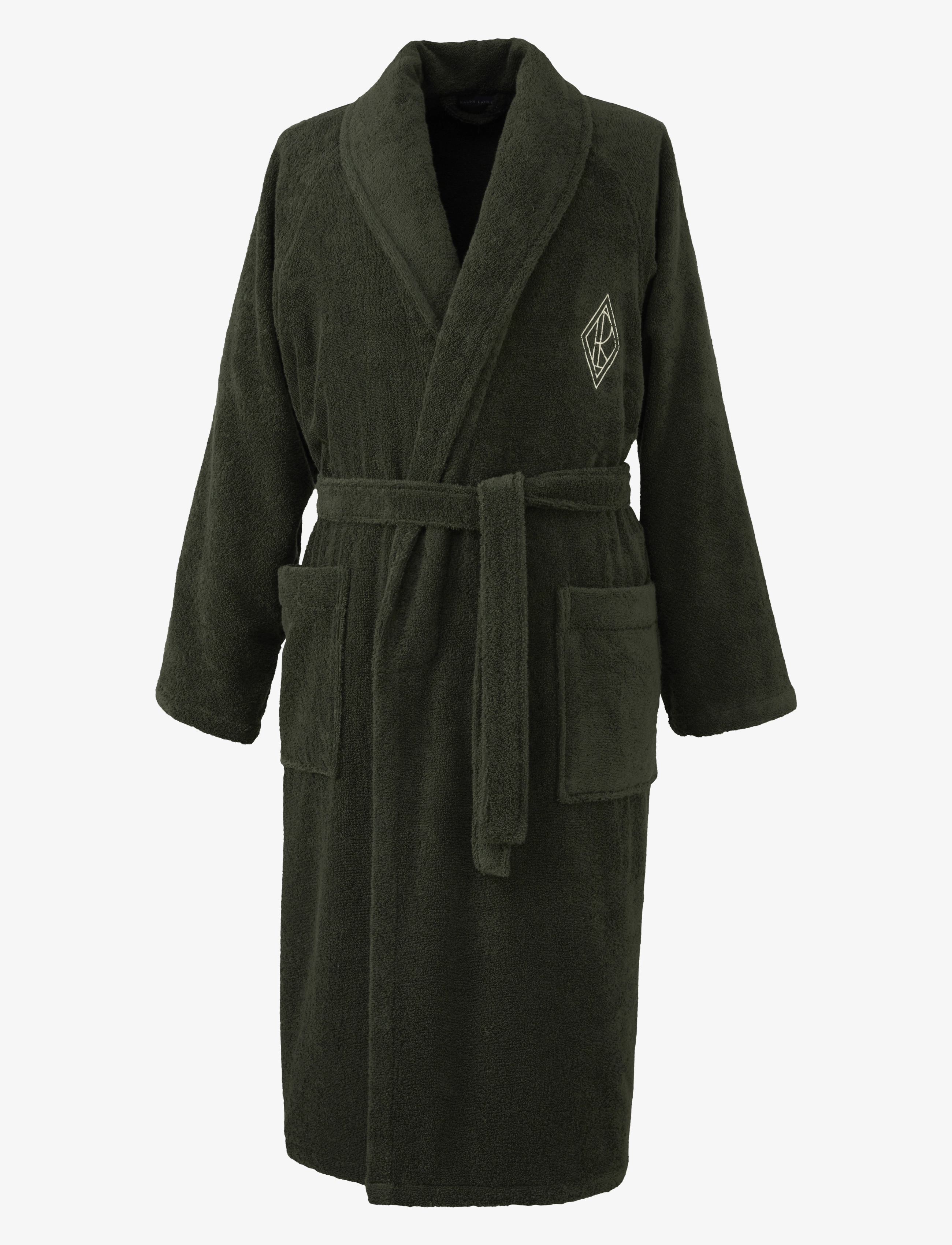 RALPH LAUREN Einrichtung Langdon Bath Morgenmantel Grün - M - Damen