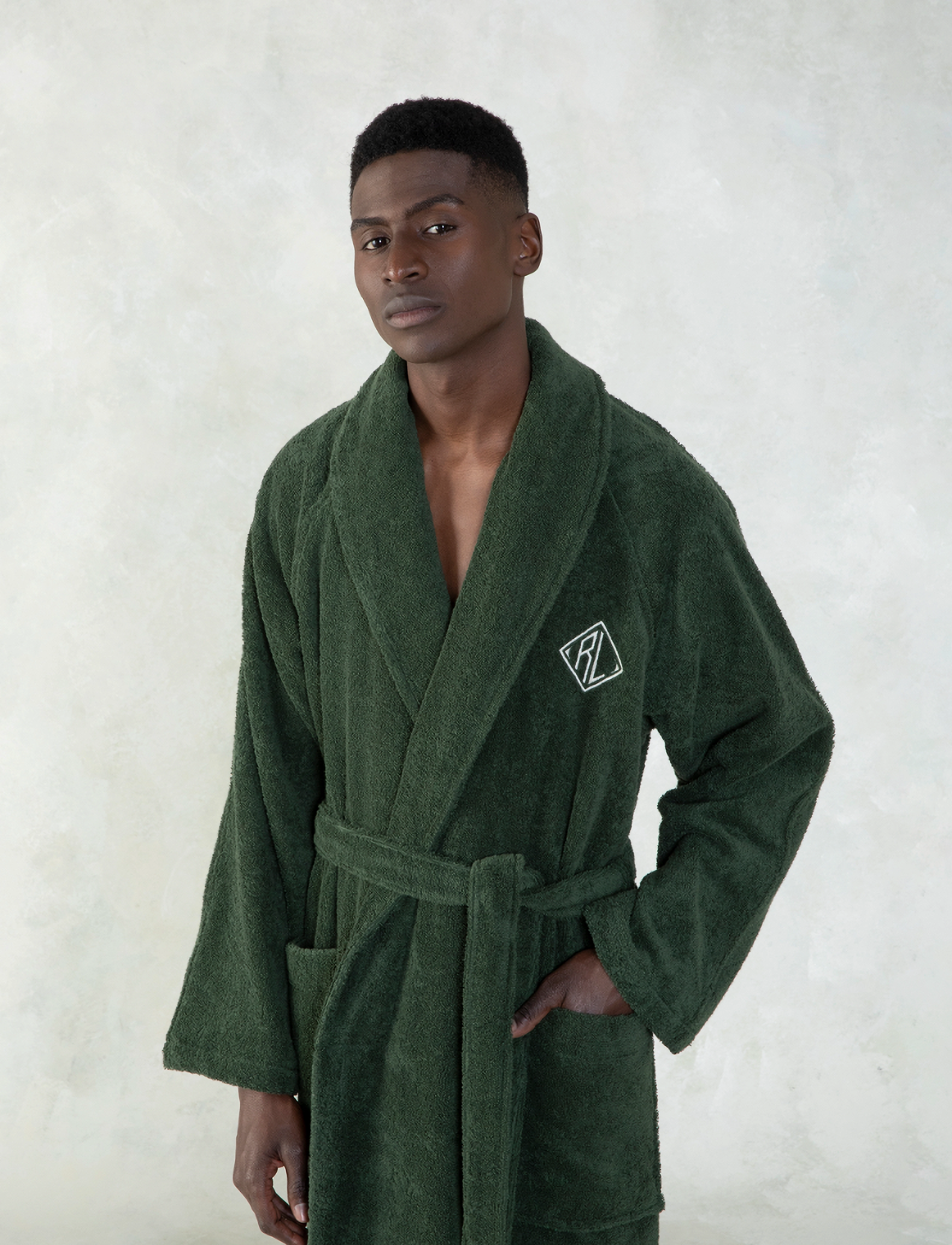 Ralph Lauren Home Langdon Bath Robe, M, Night & Loungewear, Grün - Robes, Frauen