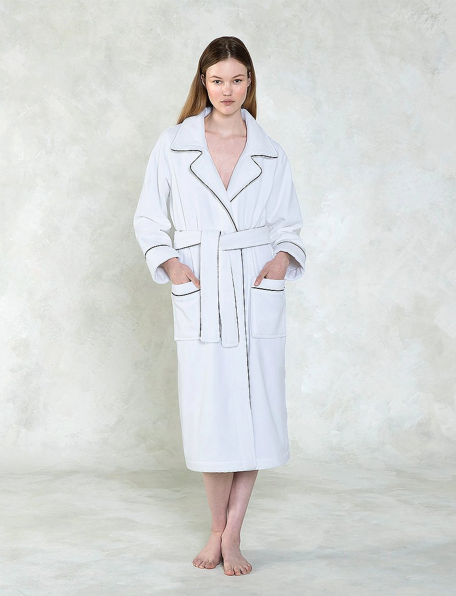 Ralph Lauren Home - PIPING Bath robe - alltags-style - navy - 0