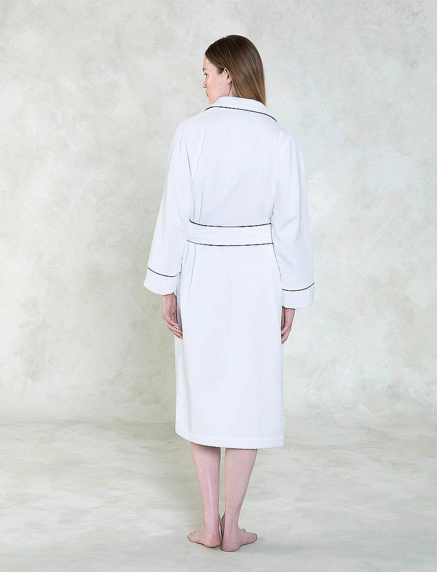 Ralph Lauren Home - PIPING Bath robe - alltags-style - navy - 5