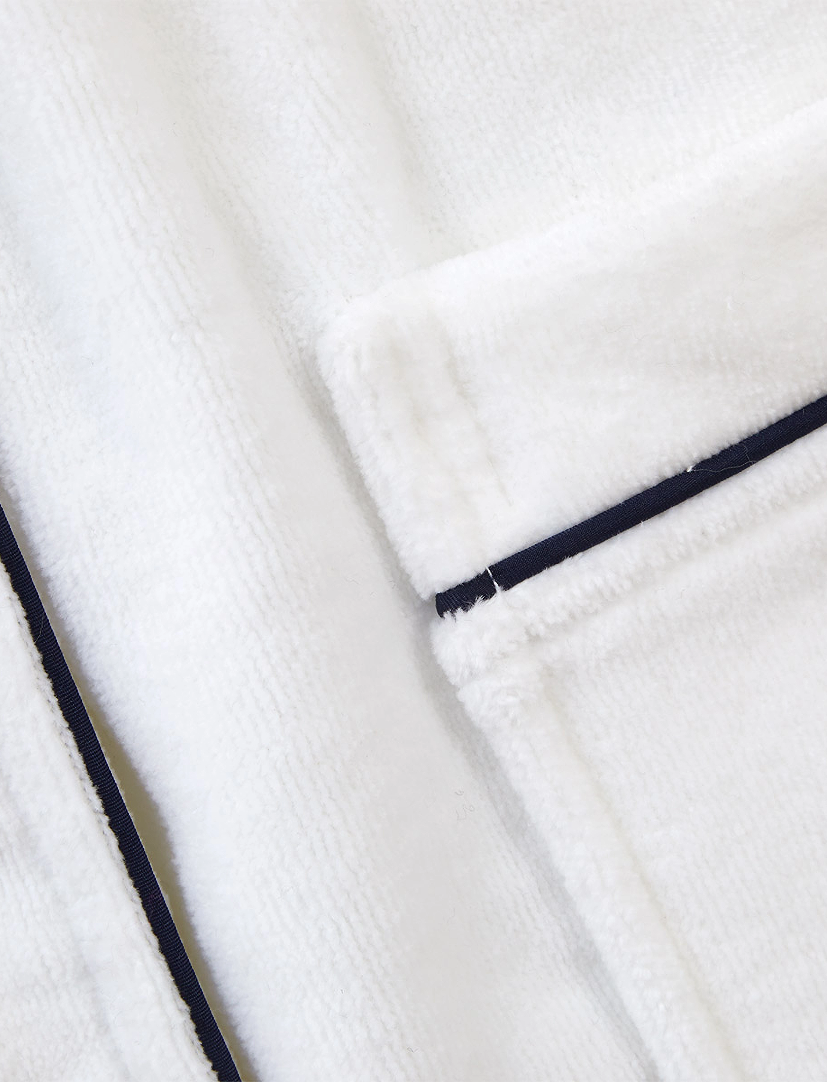 Ralph Lauren Home PIPING Bath robe - Tänavastiil - NAVY / white