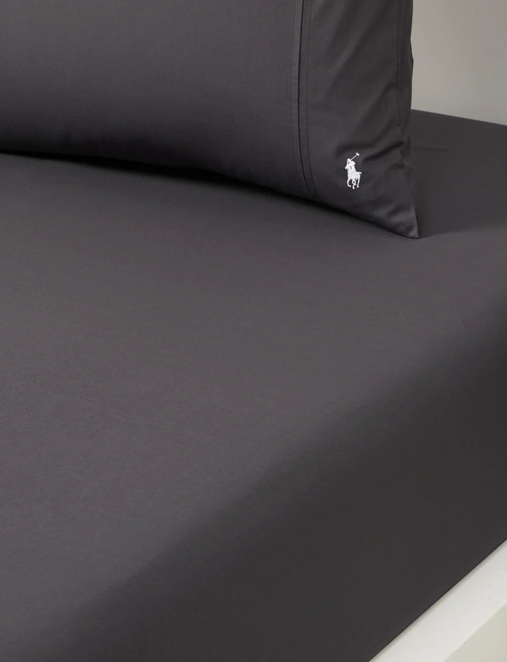 Ralph Lauren Home - PLAYER Fitted sheet - rúmföt - charcoa - 1