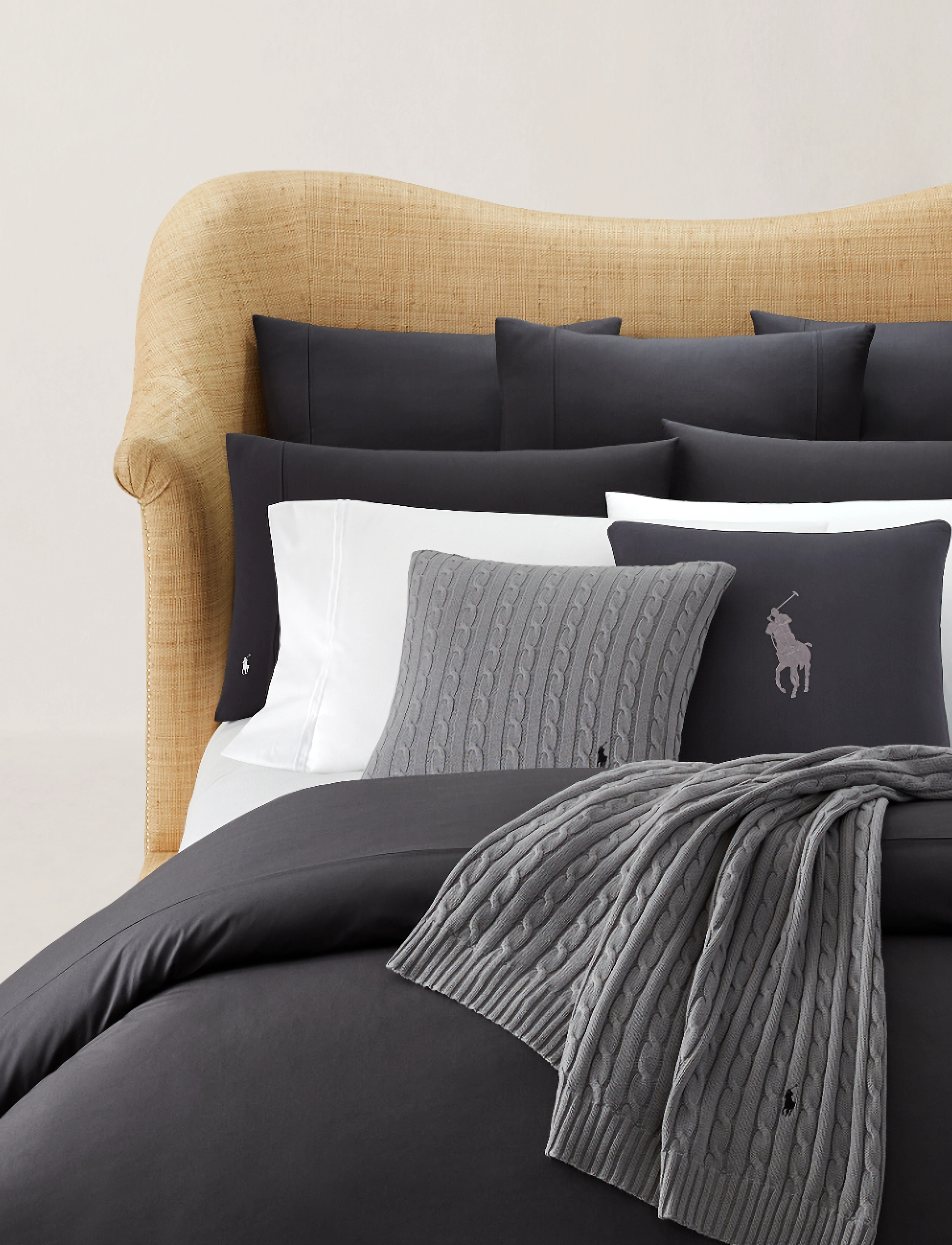 Ralph Lauren Home - PLAYER Duvet cover - duvet covers - charcoa - 3