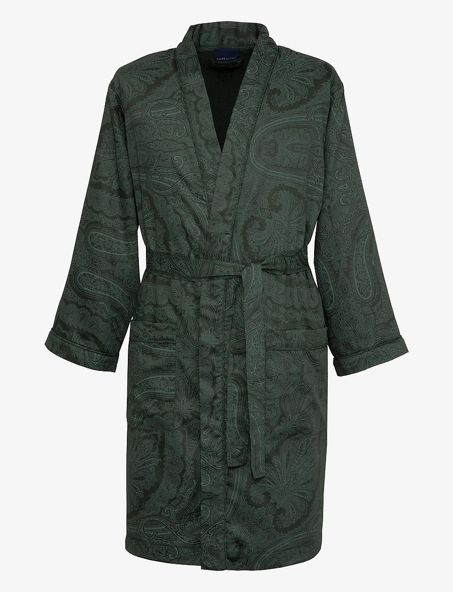 Ralph Lauren Home - DONCASTE Bath robe - igapäevane stiil - dkgreen - 1