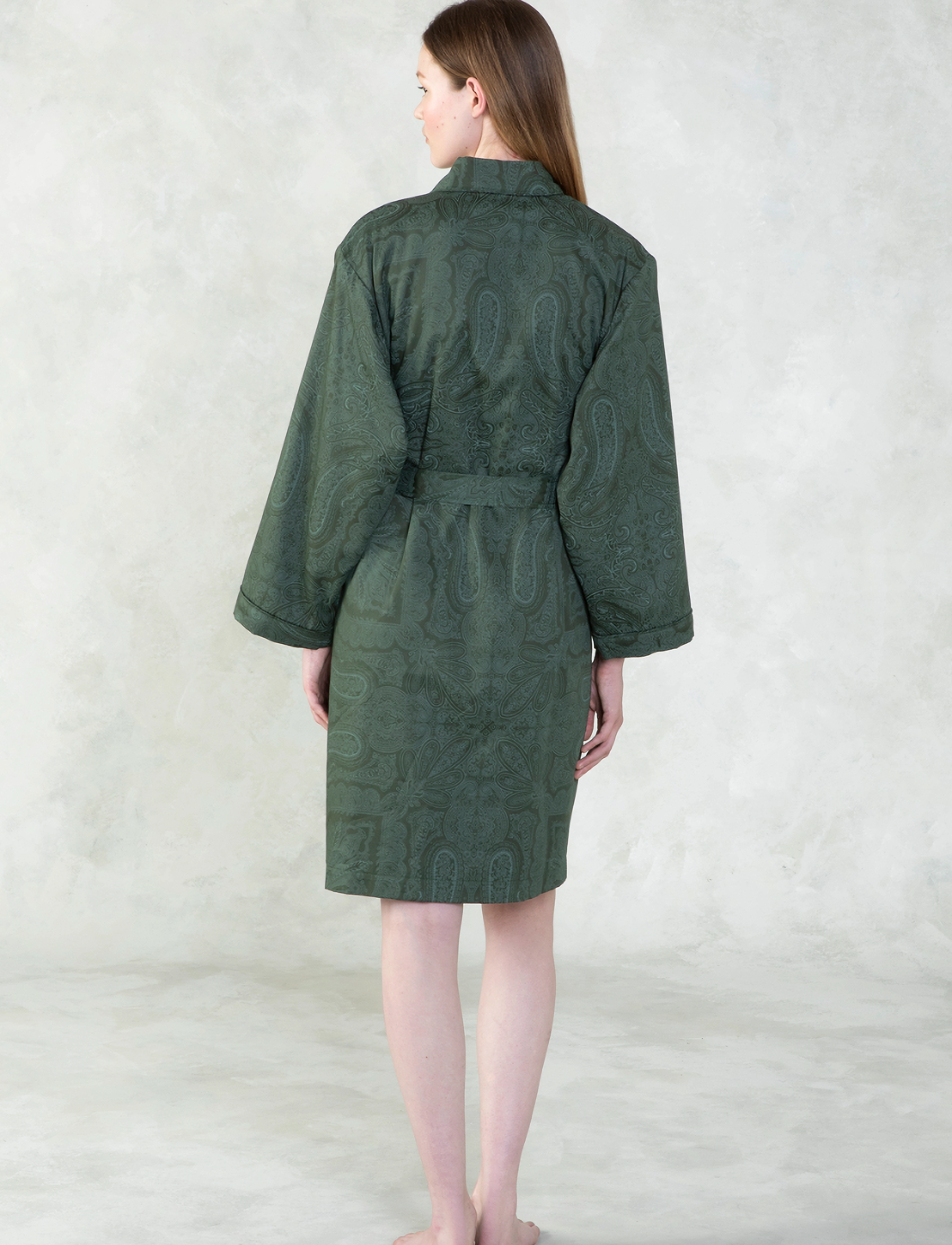 Ralph Lauren Home - DONCASTE Bath robe - everyday style - dkgreen - 4