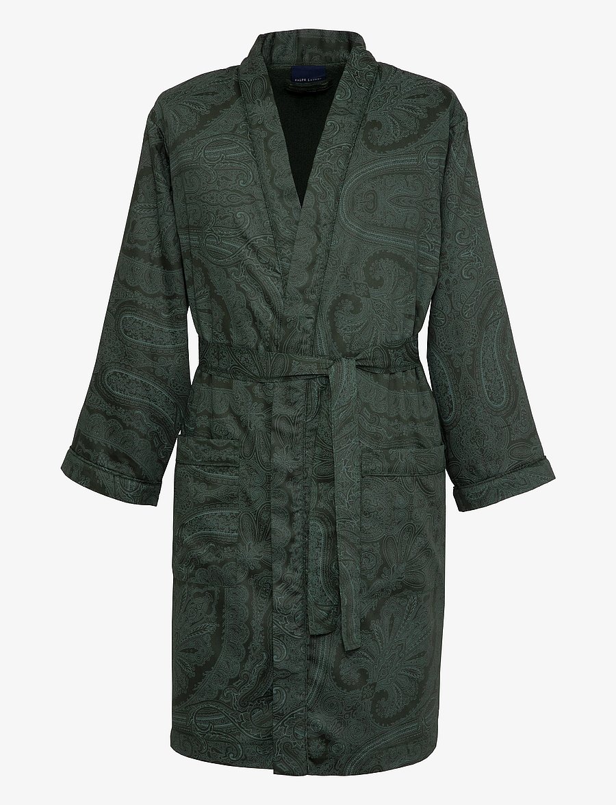 Ralph Lauren Home - DONCASTE Bath robe - alltags-style - dkgreen - 1