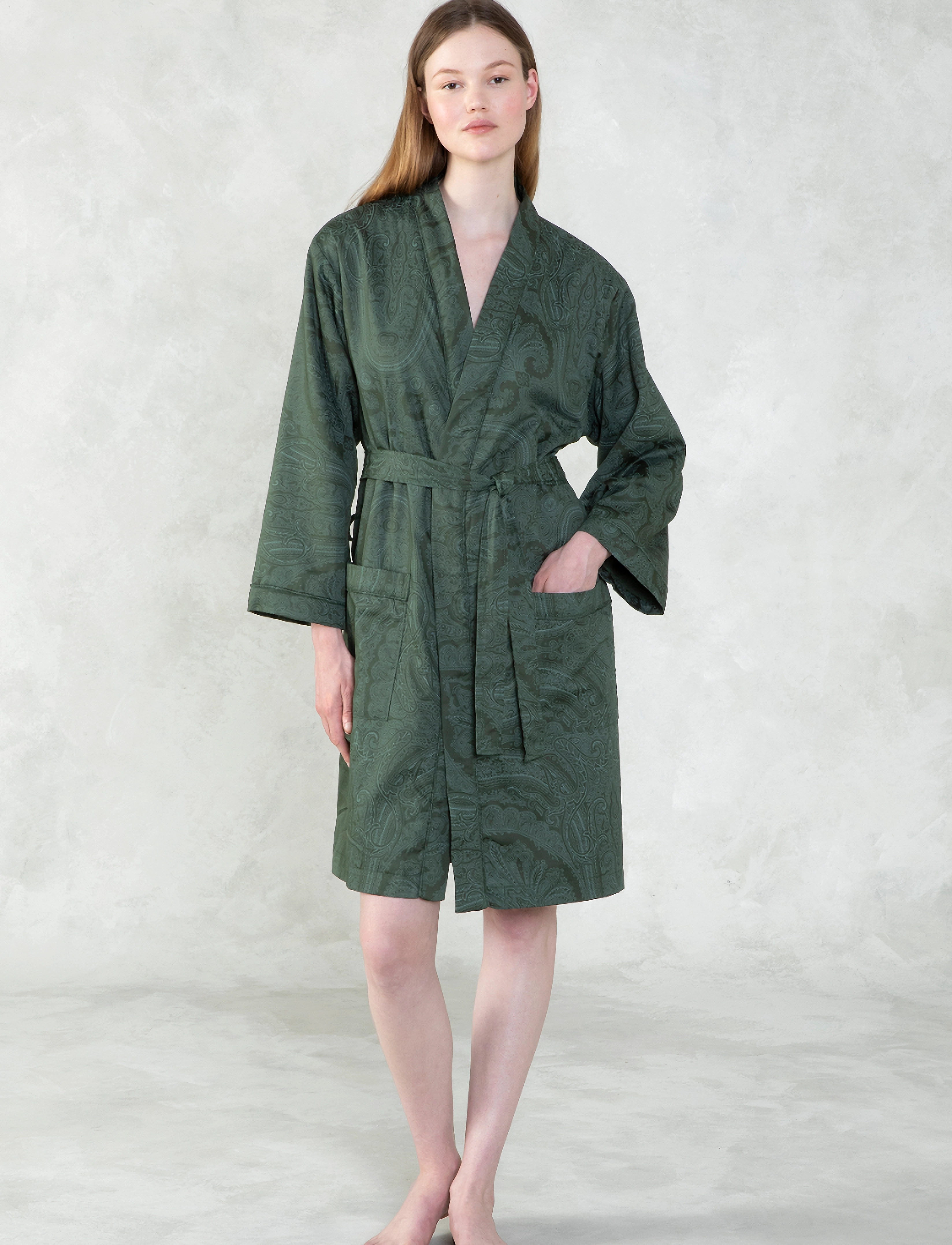 Ralph Lauren Home Doncaste Bath Robe, XL, Night & Loungewear, Grün - Robes, Frauen