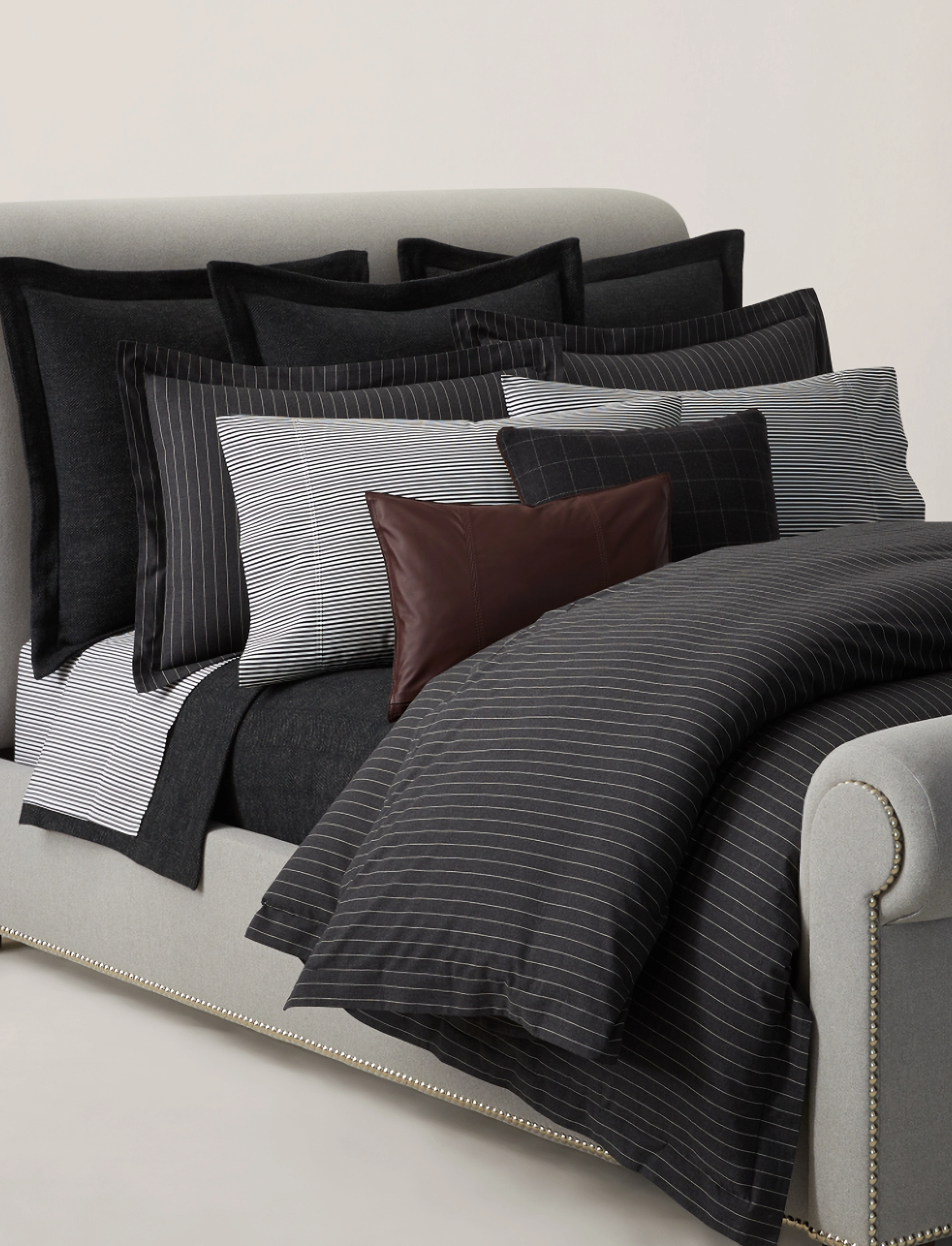 Ralph Lauren Home Landyn Duvet Cover, 200X200 cm, Bedtextiles, Grau - Covers, Homeware