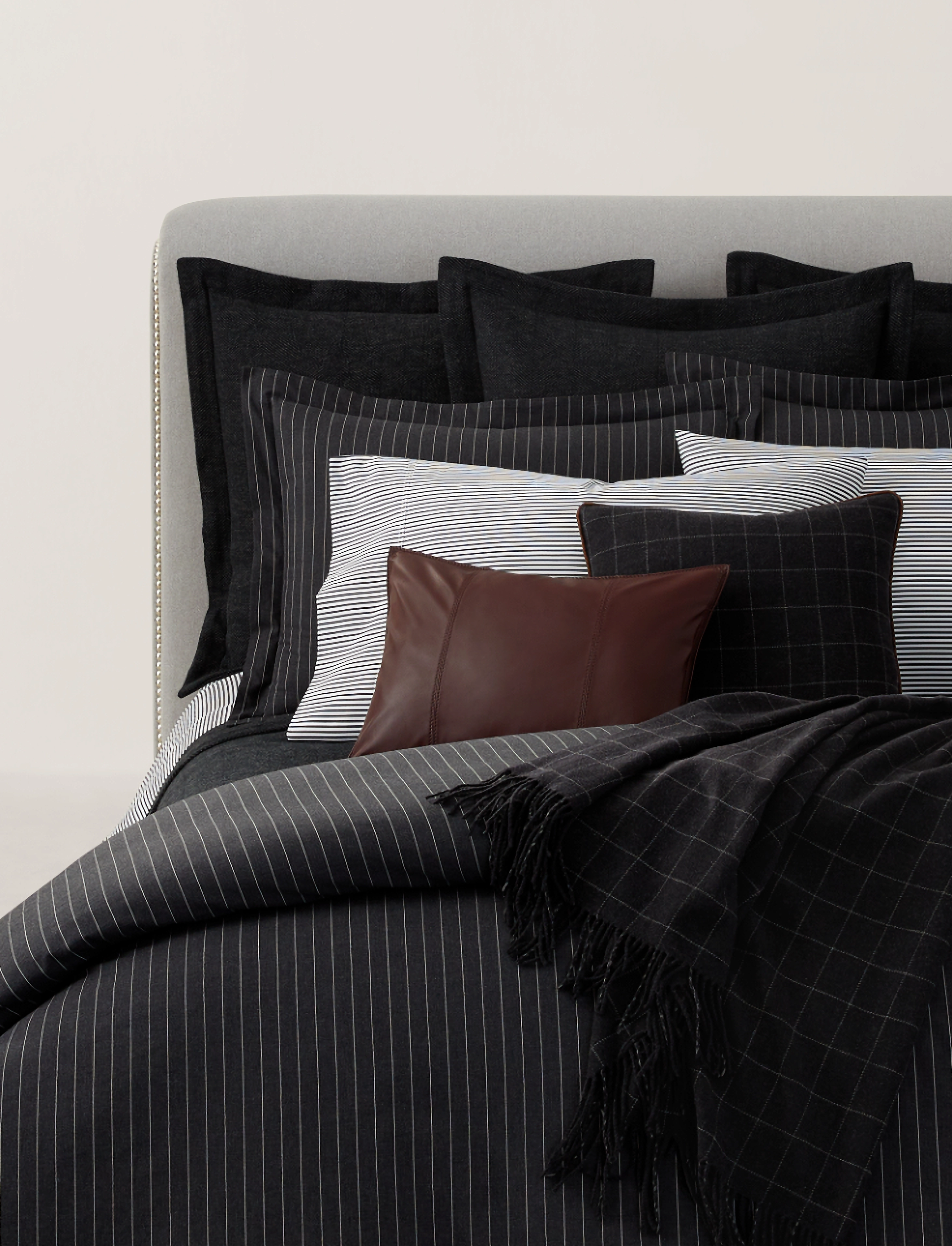 Ralph Lauren Home - LANDYN Duvet cover - påslakan - grey - 4