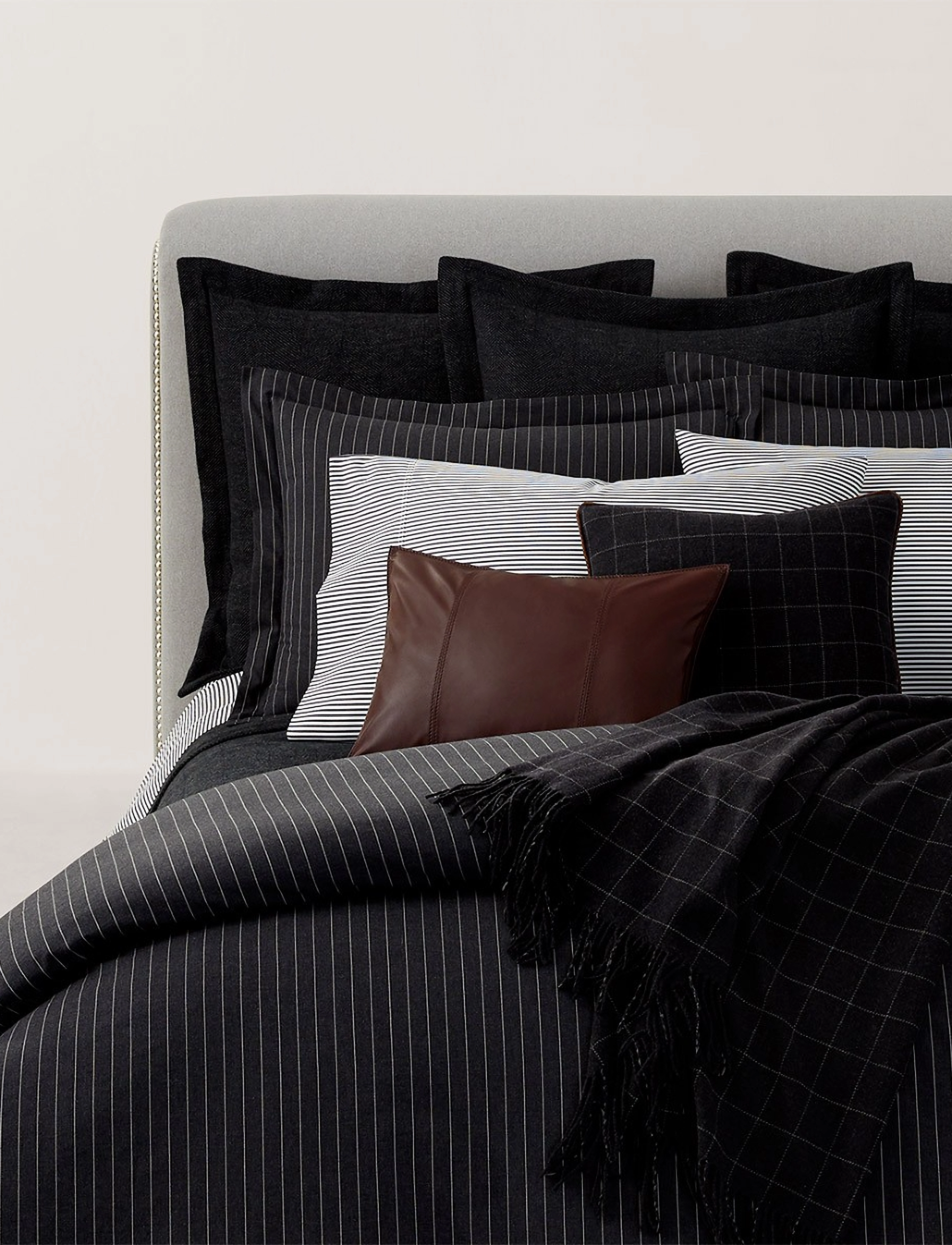 Ralph Lauren Home Hughe Throw, 140X180 cm, Cushions & Blankets, Grau - Blankets Throws, Homeware
