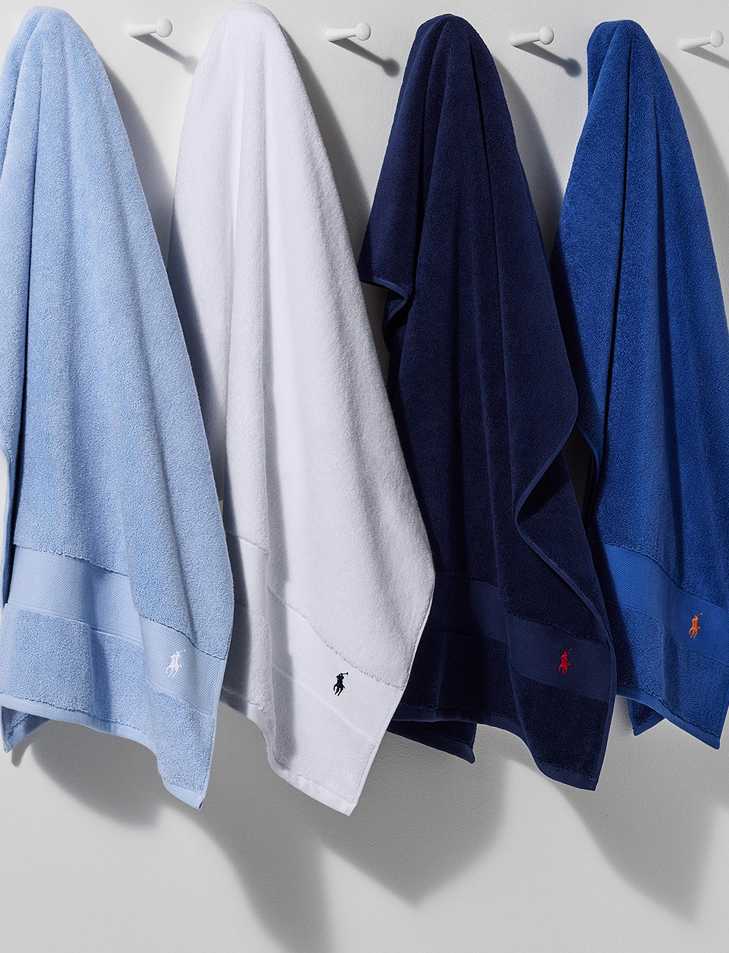 Ralph Lauren Home Poloplay Guest Towel, 40X75 cm, Towels & Bath Towels, Marineblau - Homeware