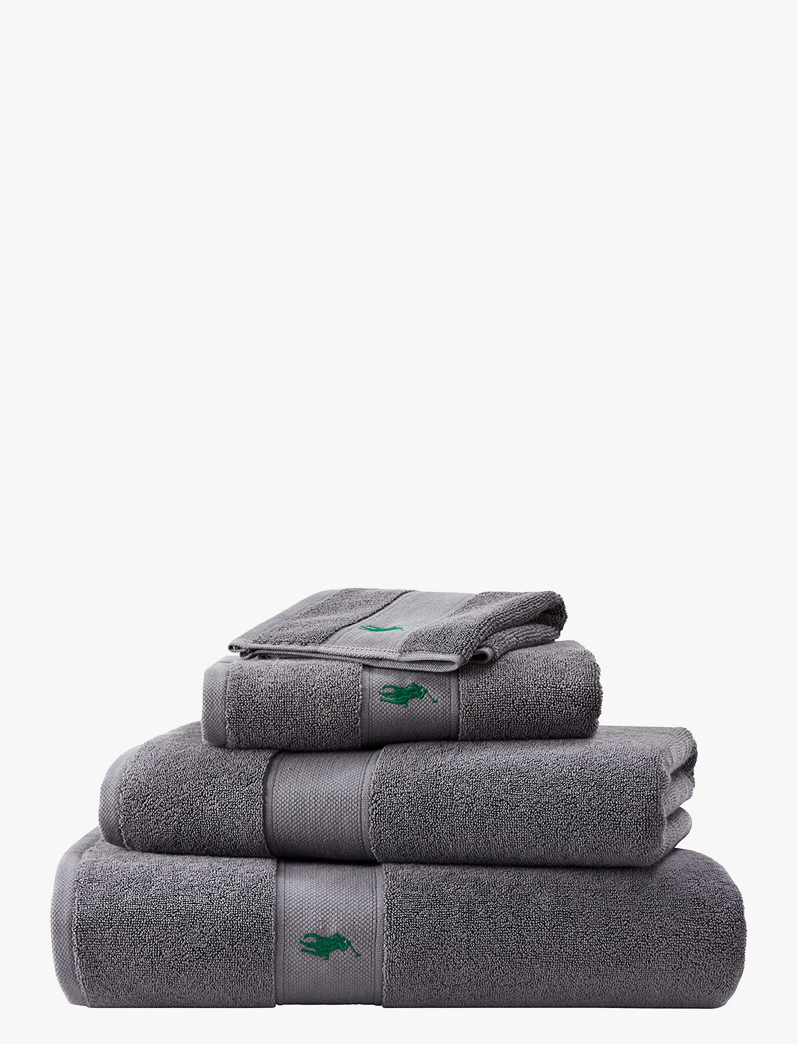 Ralph Lauren Home Poloplay Guest Towel, 40X75 cm, Towels & Bath Towels, Grau - Homeware
