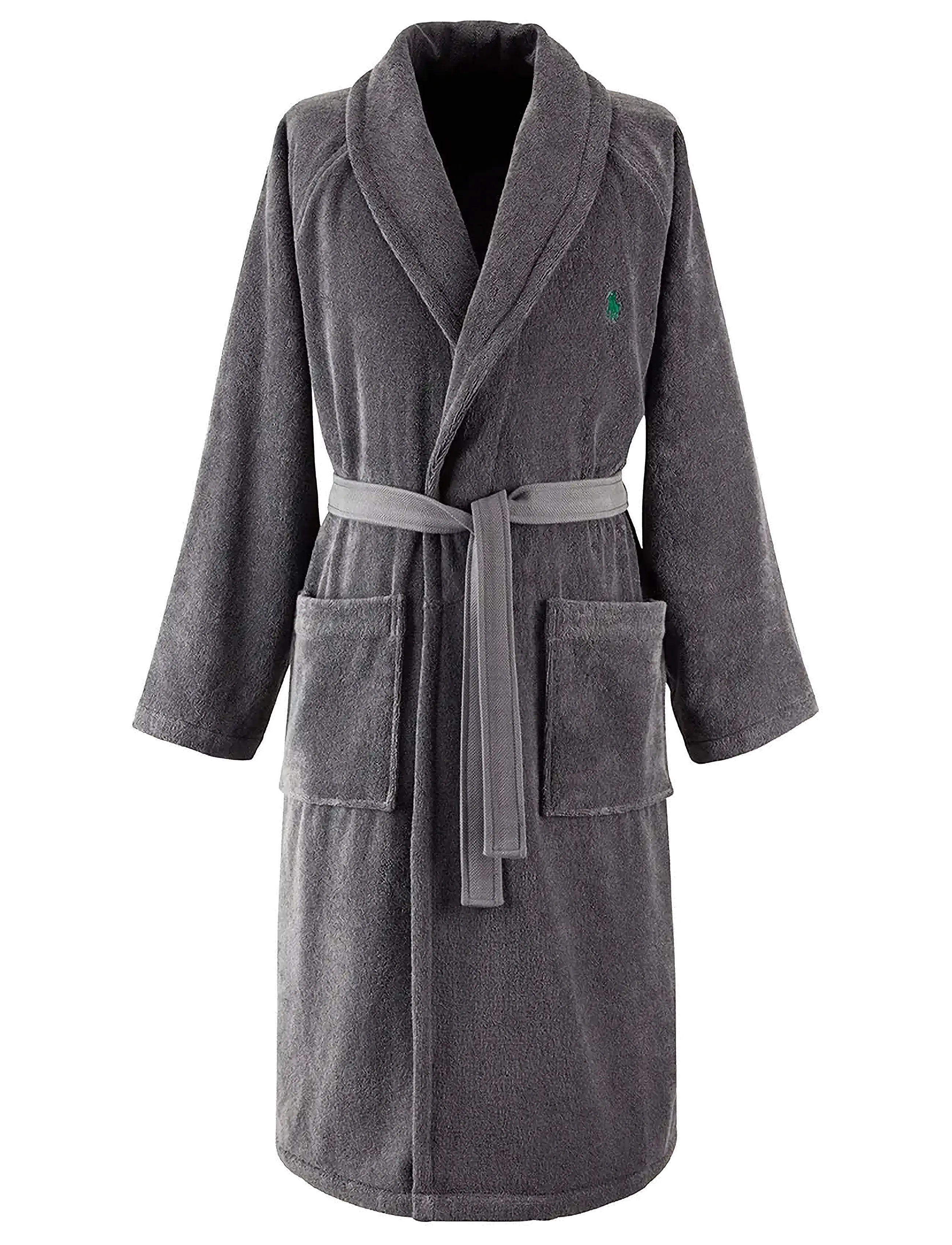 Ralph Lauren Home Poloplay Bath Robe, Morgenkåbe, Grå, Str: XL