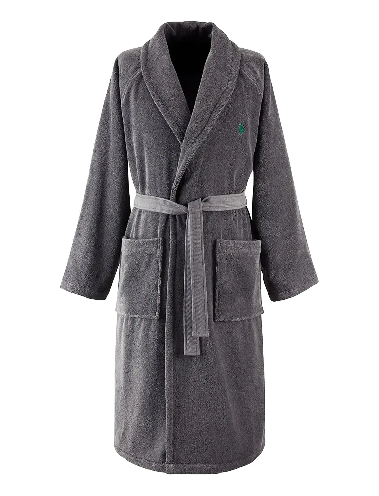Ralph Lauren Home Poloplay Bath Robe, Morgenkåbe, Grå, Str: XXL