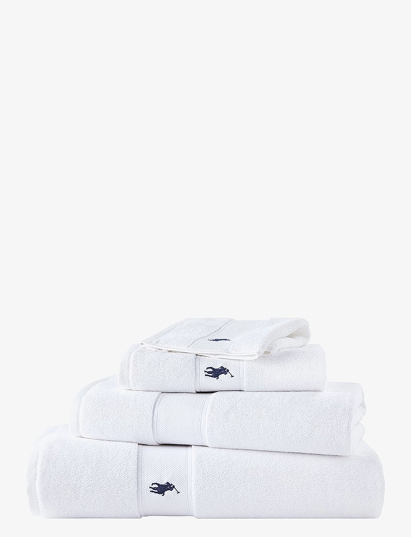 Ralph Lauren Home - POLOPLAY Wash towel - gesichtshandtücher - white - 0