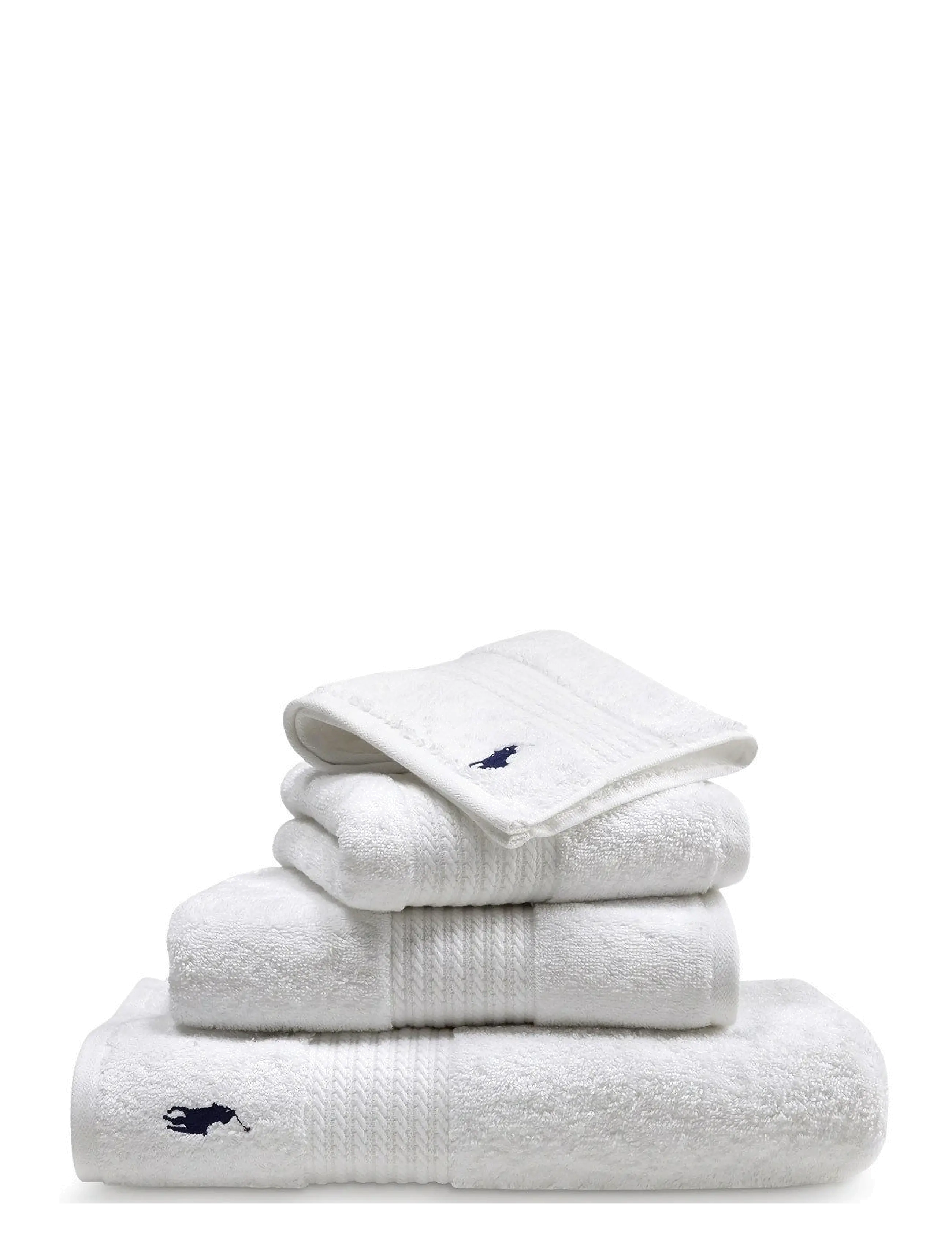 Ralph Lauren Home - POLOPLAY Bath towel - badetücher - white - 2