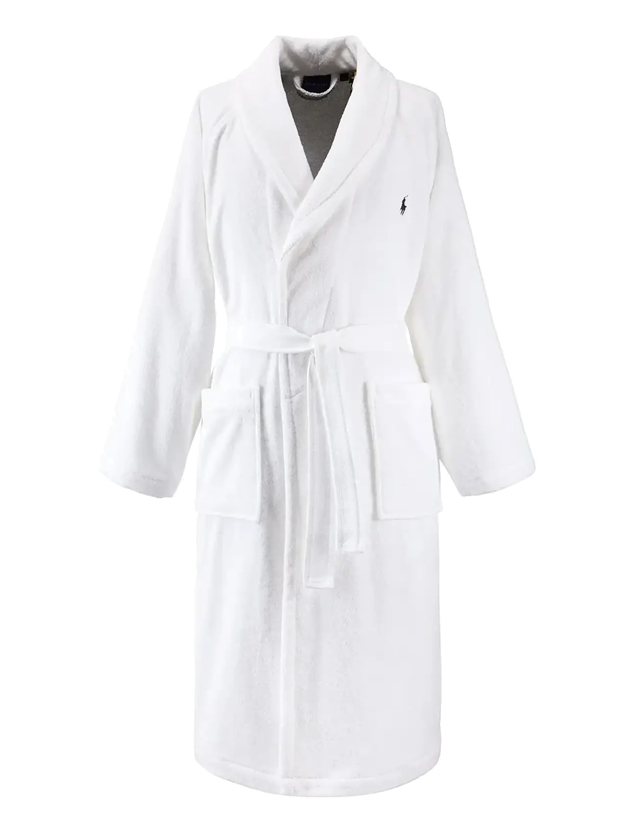 Ralph Lauren Home Poloplay Bath Robe, Morgenkåbe, Hvid, Str: XXL