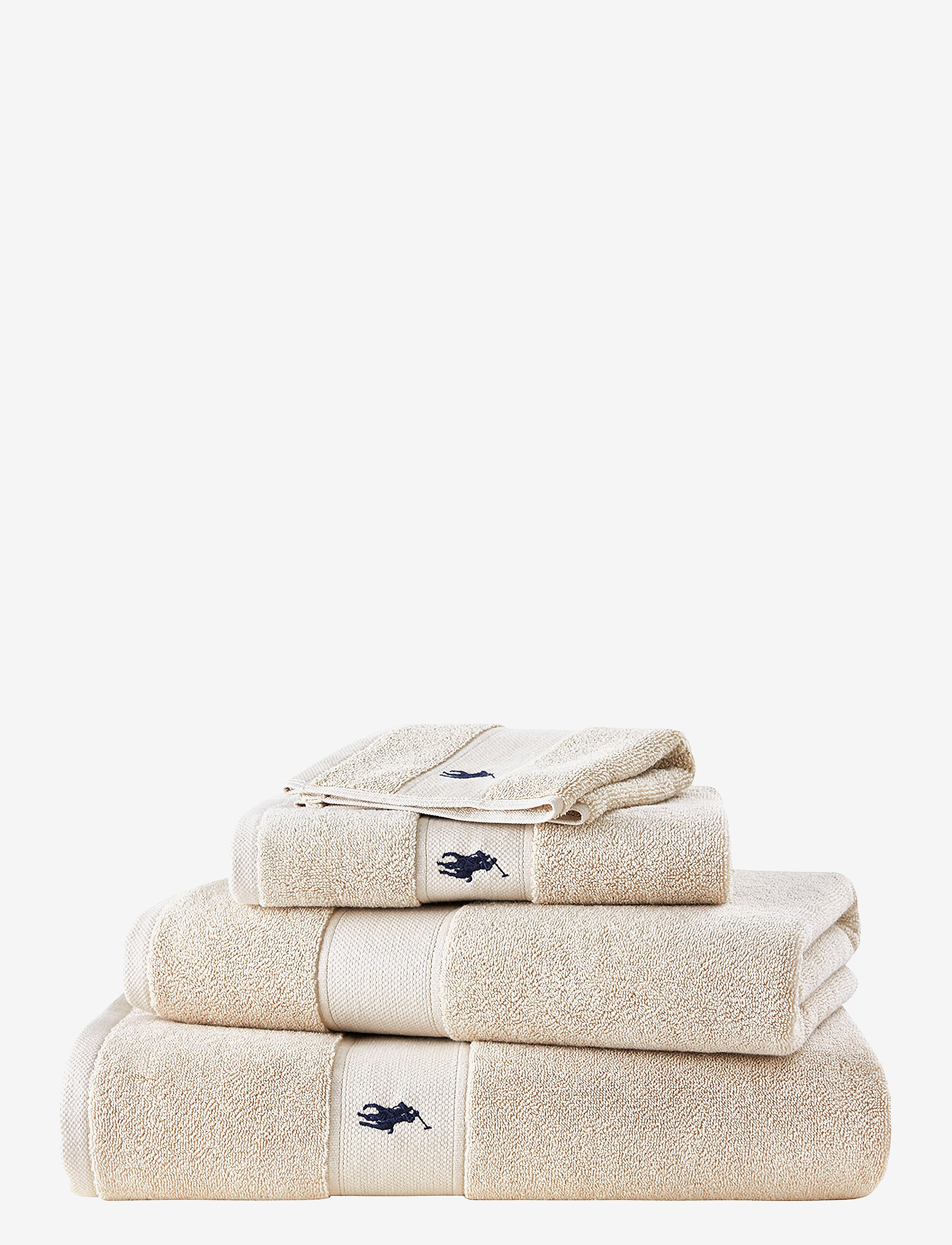 Ralph Lauren Home Poloplay Guest Towel, Guest Håndklæde, Beige, Str: 40X75CM