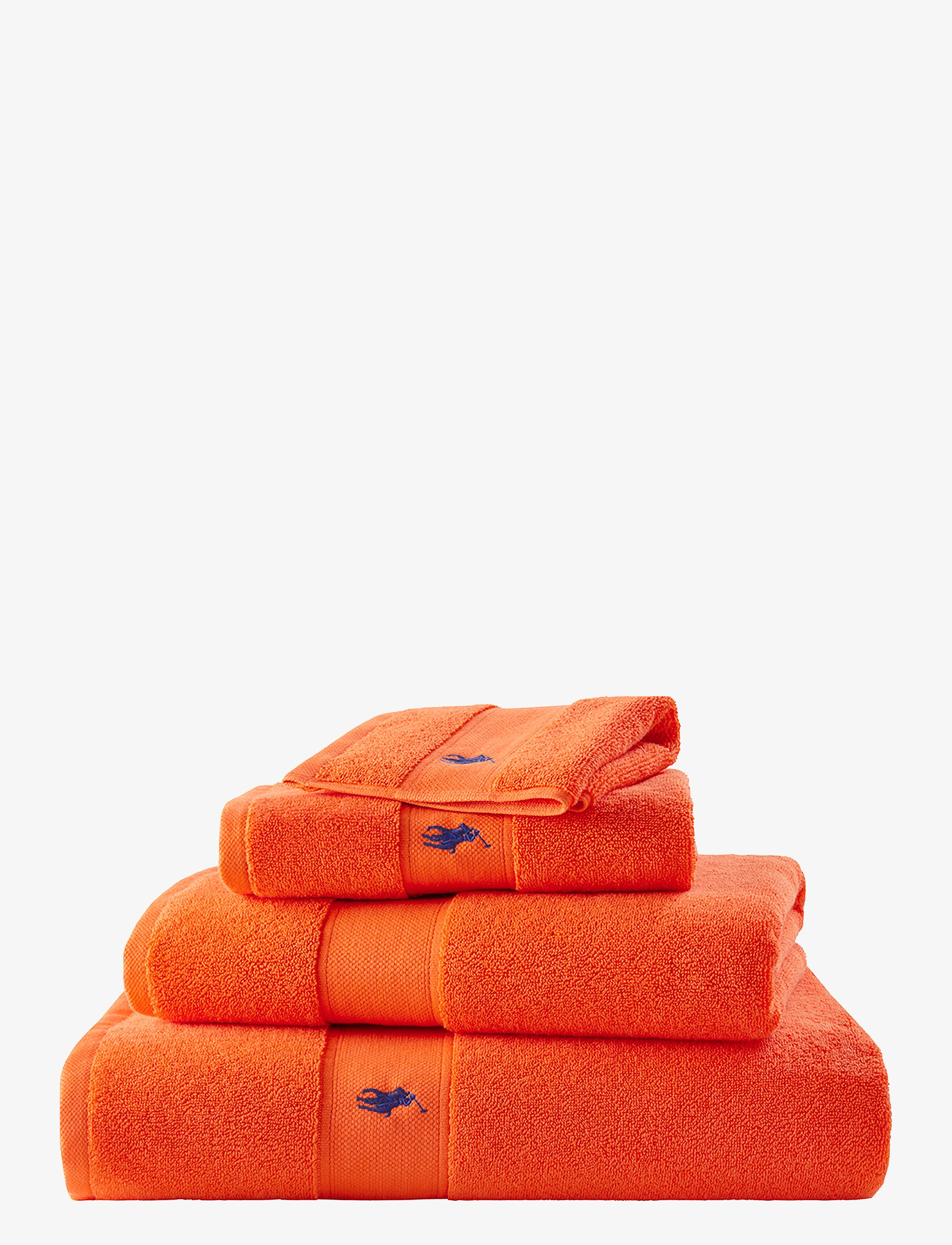 RALPH LAUREN Einrichtung Poloplay Wash Handtuch Orange - 33X33CM - Unisex