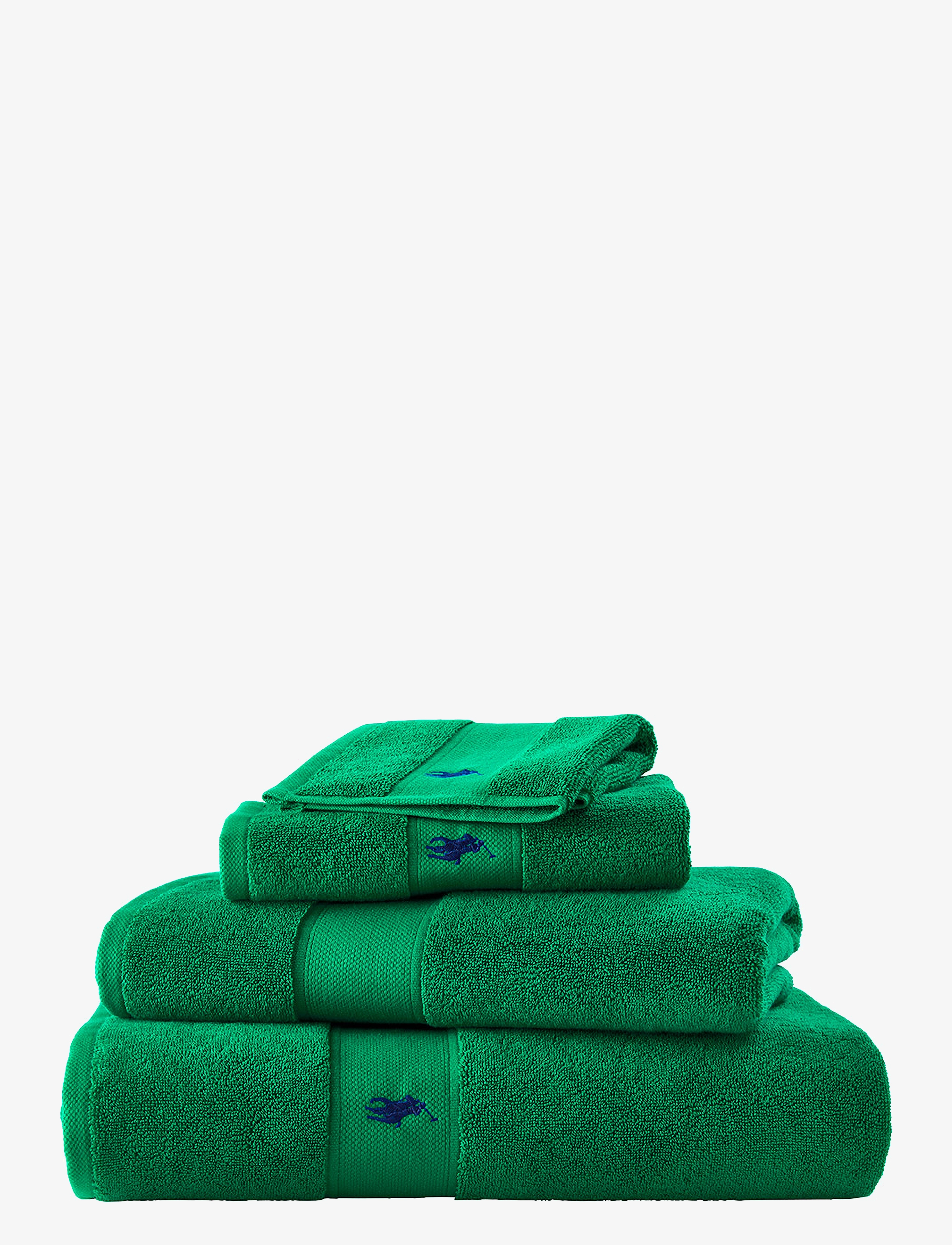 Ralph Lauren Home Poloplay Guest Towel, Guest Håndklæde, Grøn, Str: 40X75CM